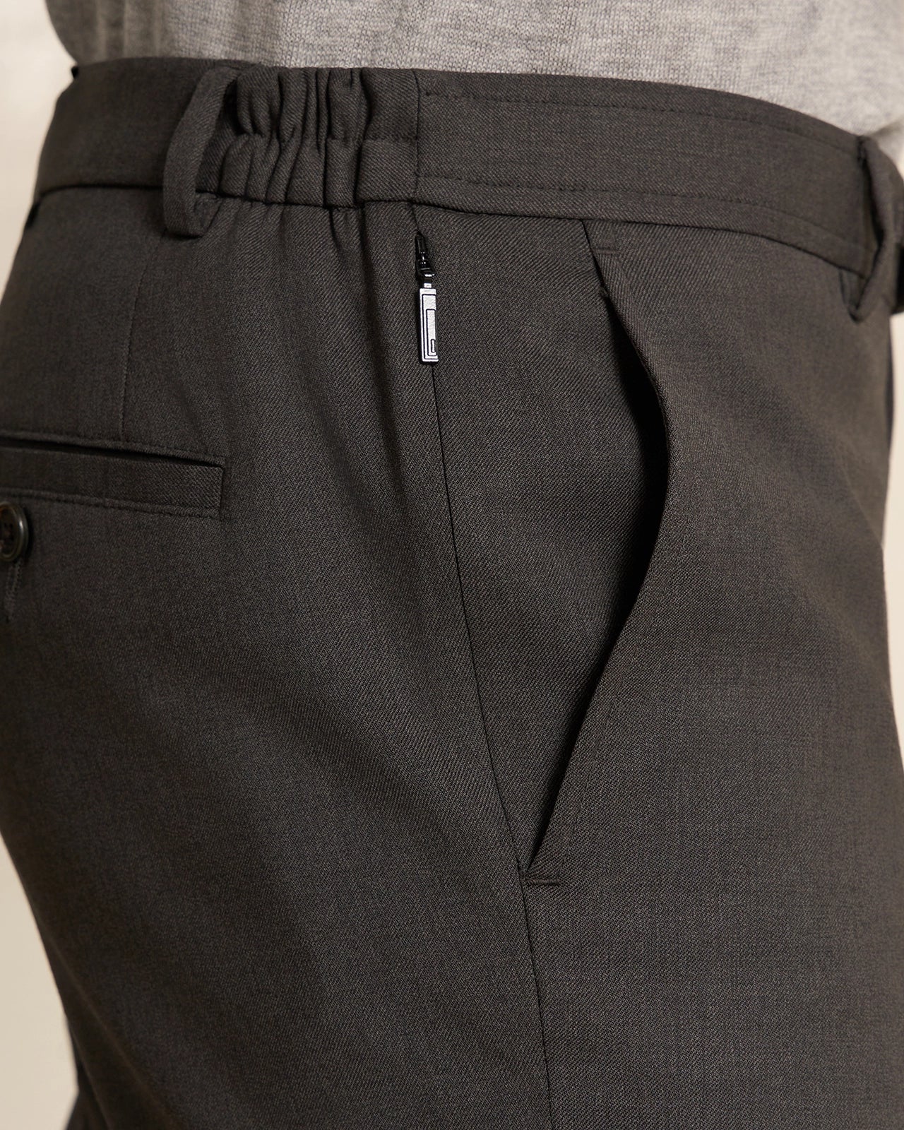 Como Wool Travel Pant - Como Wool Travel Pant Charcoal