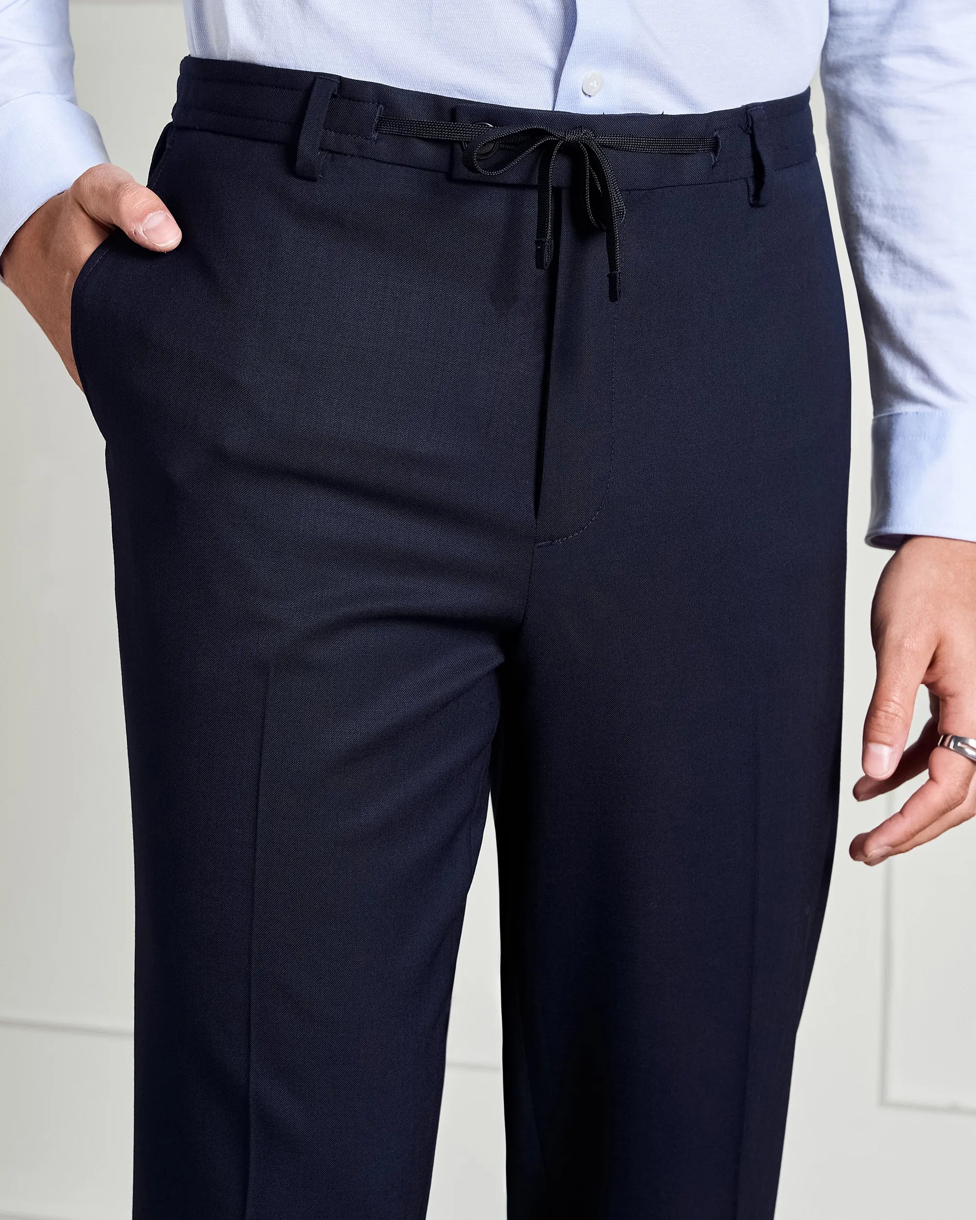 Como Wool Travel Pant - Como Wool Travel Pant Navy