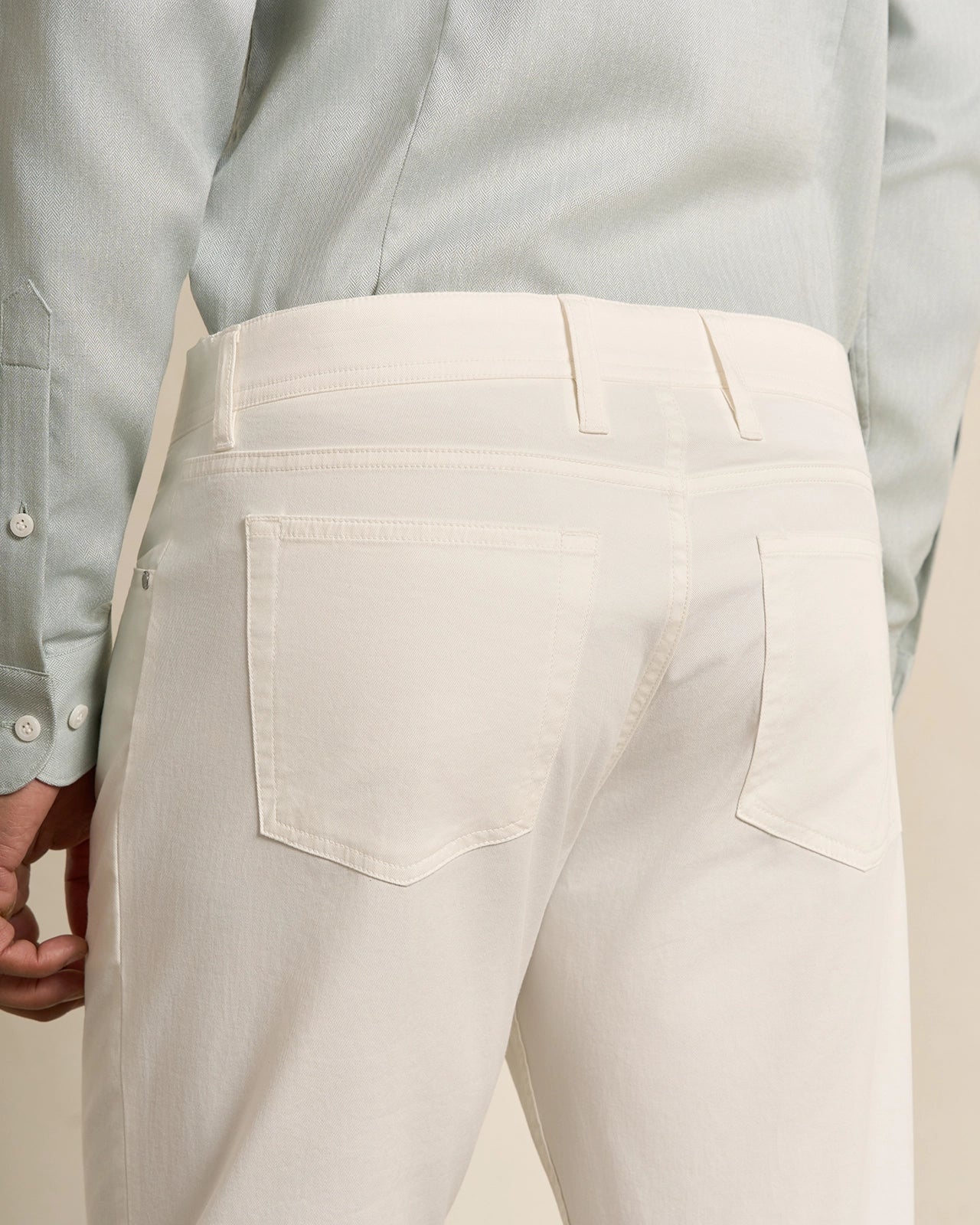 Marseille Pima Cotton Pant - Marseille Pima Cotton Pant White