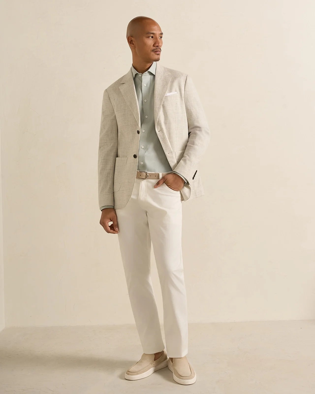 Marseille Pima Cotton Pant - Marseille Pima Cotton Pant White