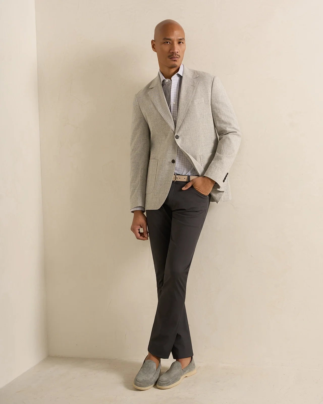 Marseille Pima Cotton Pant - Marseille Pima Cotton Pant Dark Grey