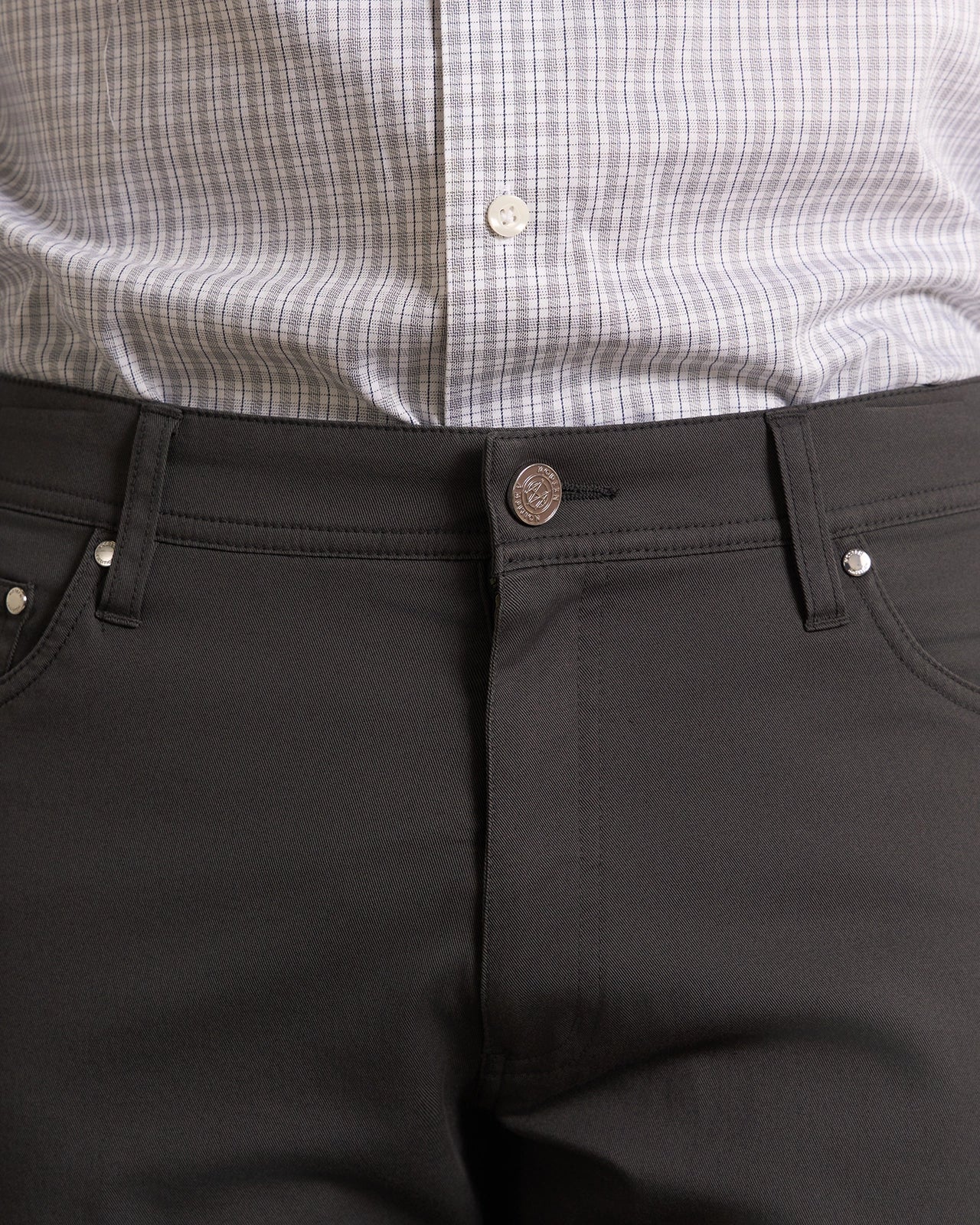 Marseille Pima Cotton Pant - Marseille Pima Cotton Pant Dark Grey