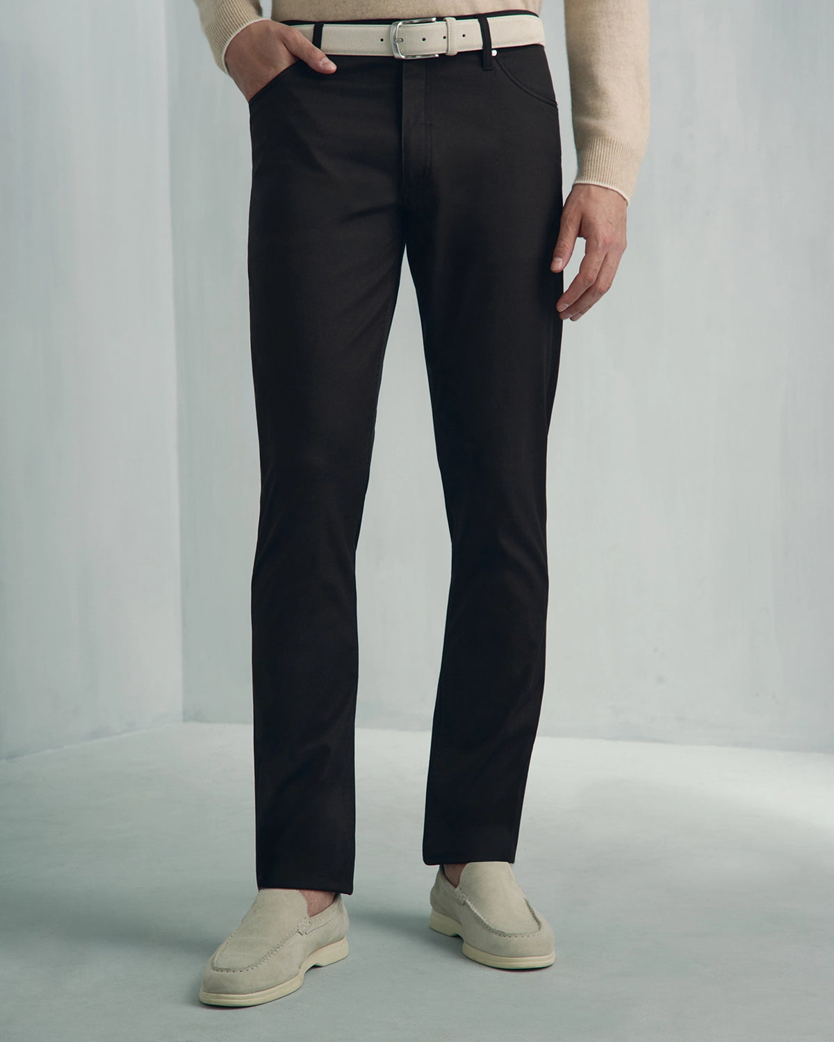 Marseille Pima Cotton Pant - Marseille Pima Cotton Pant Brown