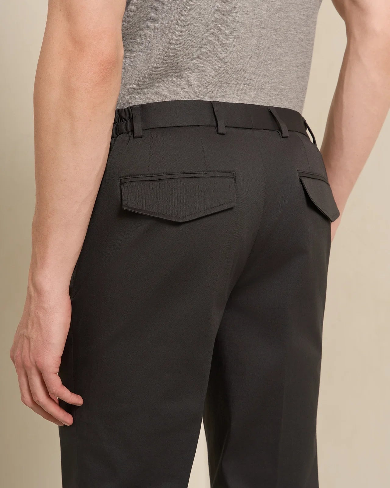 Como Pima Cotton Chino - Como Pima Cotton Chino Dark Grey