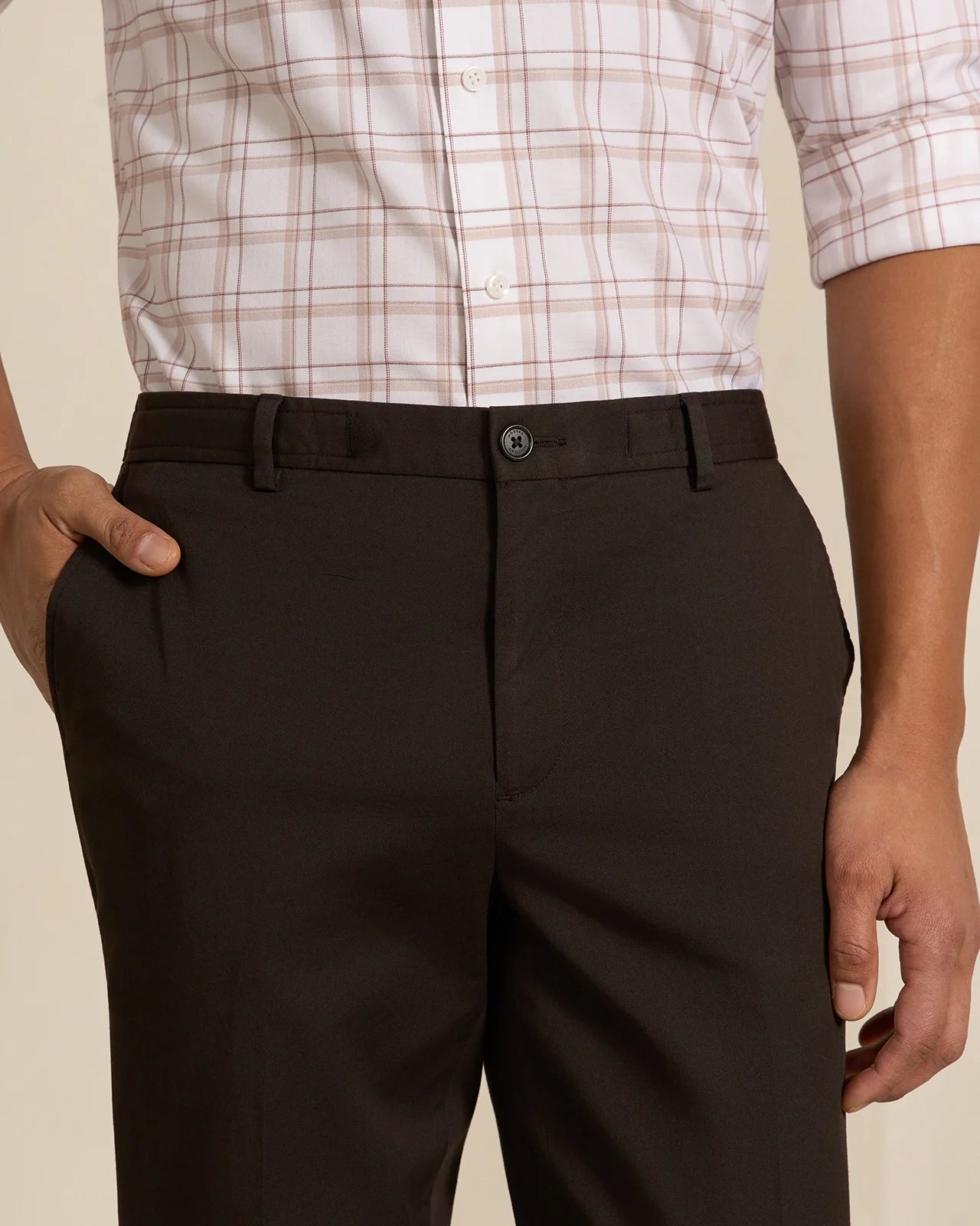 Como Pima Cotton Chino - Como Pima Cotton Chino Brown