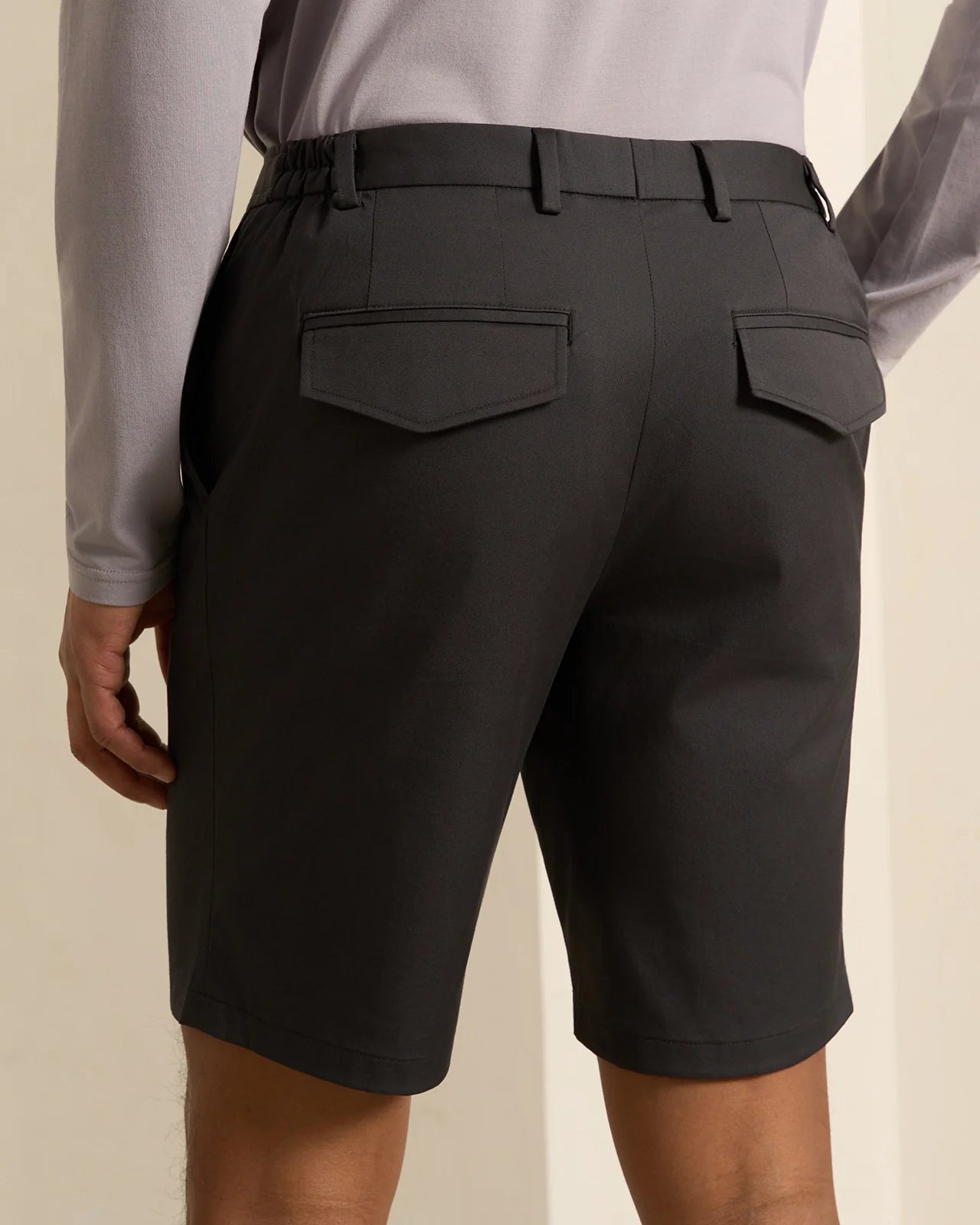 Amalfi Pima Cotton Short - Amalfi Pima Cotton Short Dark Grey