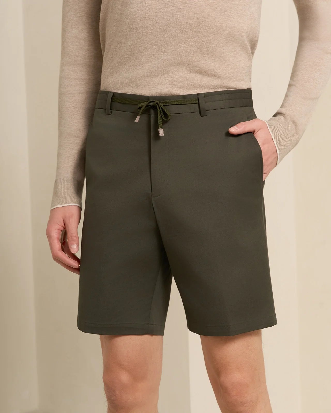 Amalfi Pima Cotton Short - Amalfi Pima Cotton Short Olive