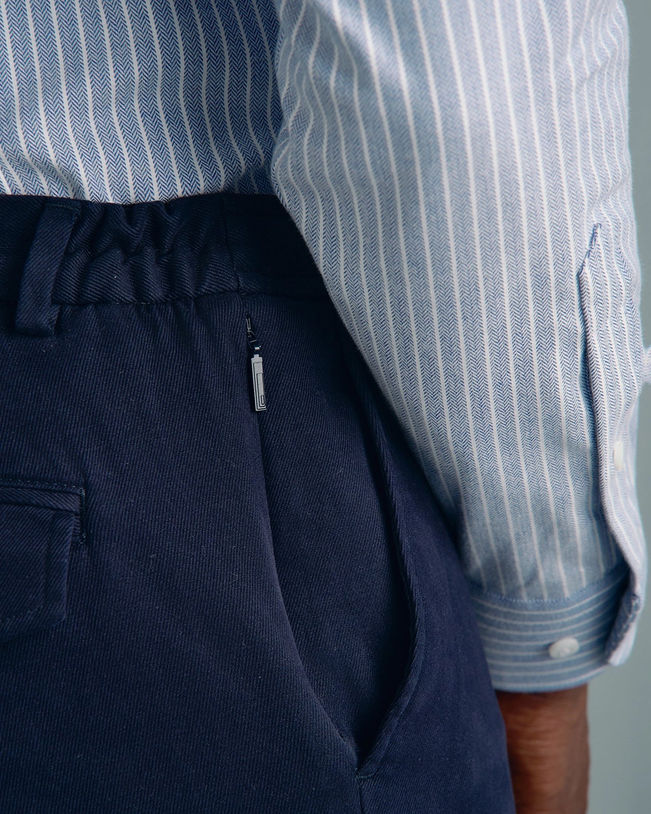 Como Cotton Cashmere Chino - Como Cotton Cashmere Chino Navy