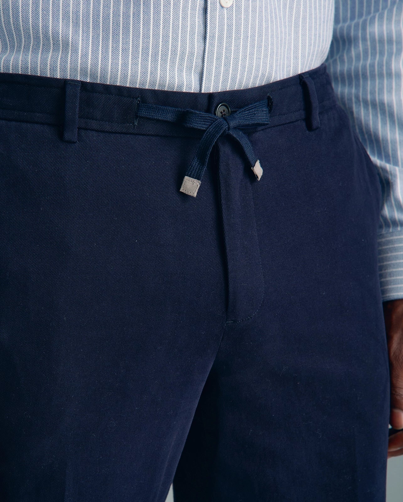 Como Cotton Cashmere Chino - Como Cotton Cashmere Chino Navy