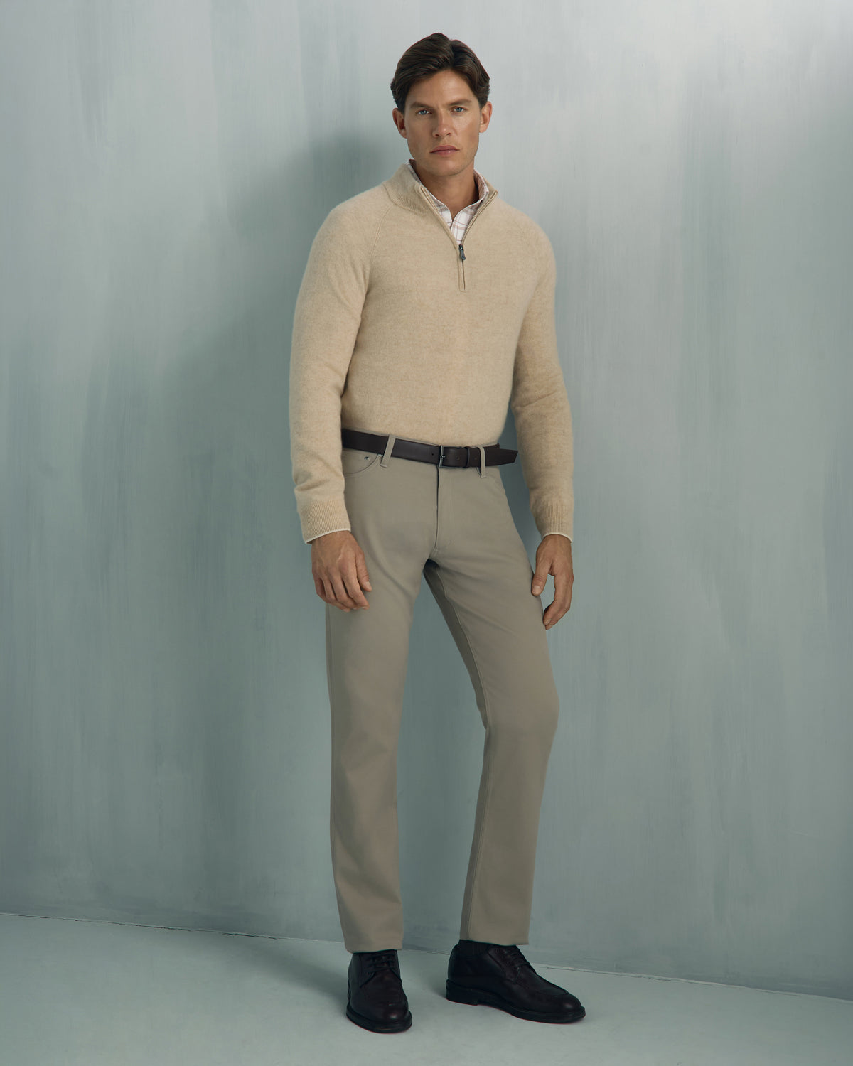 Marseille Cotton Cashmere Pant - Marseille Cotton Cashmere Pant Stone