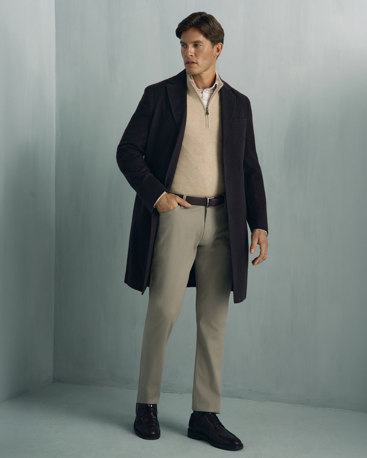 Marseille Cotton Cashmere Pant - Marseille Cotton Cashmere Pant Stone