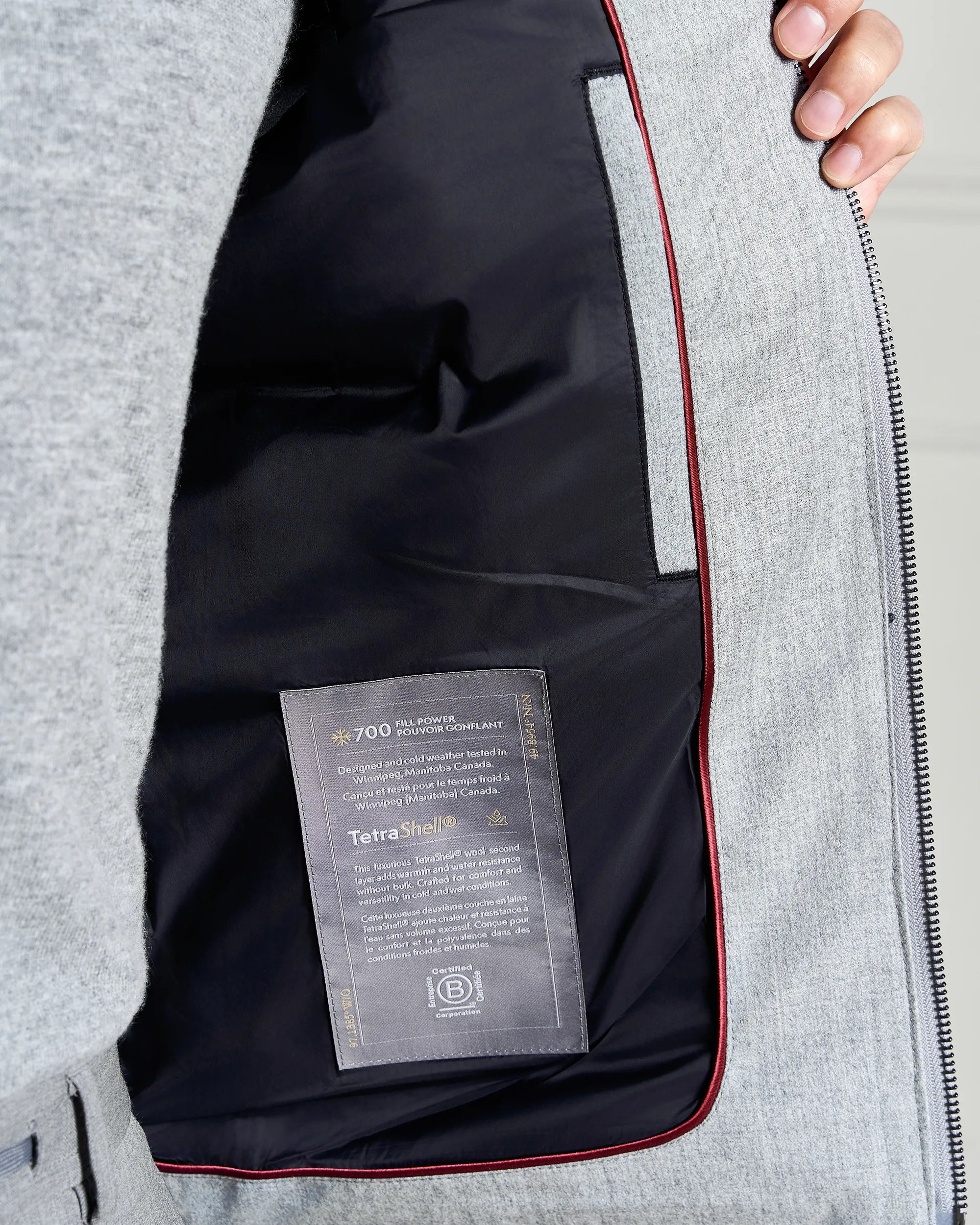 St Moritz Wool Vest - St Moritz Wool Vest Light Grey