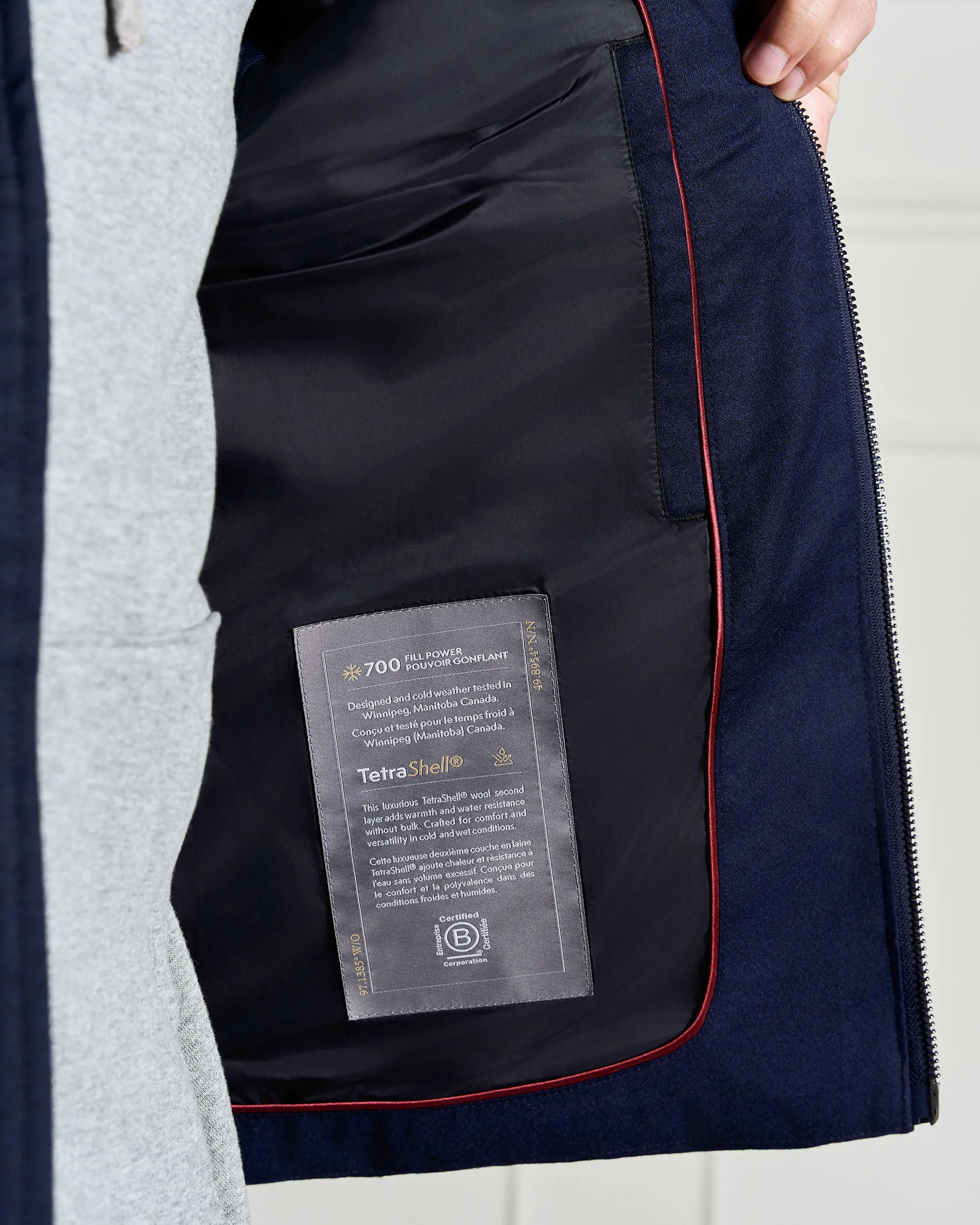 St Moritz Wool Vest - St Moritz Wool Vest Navy