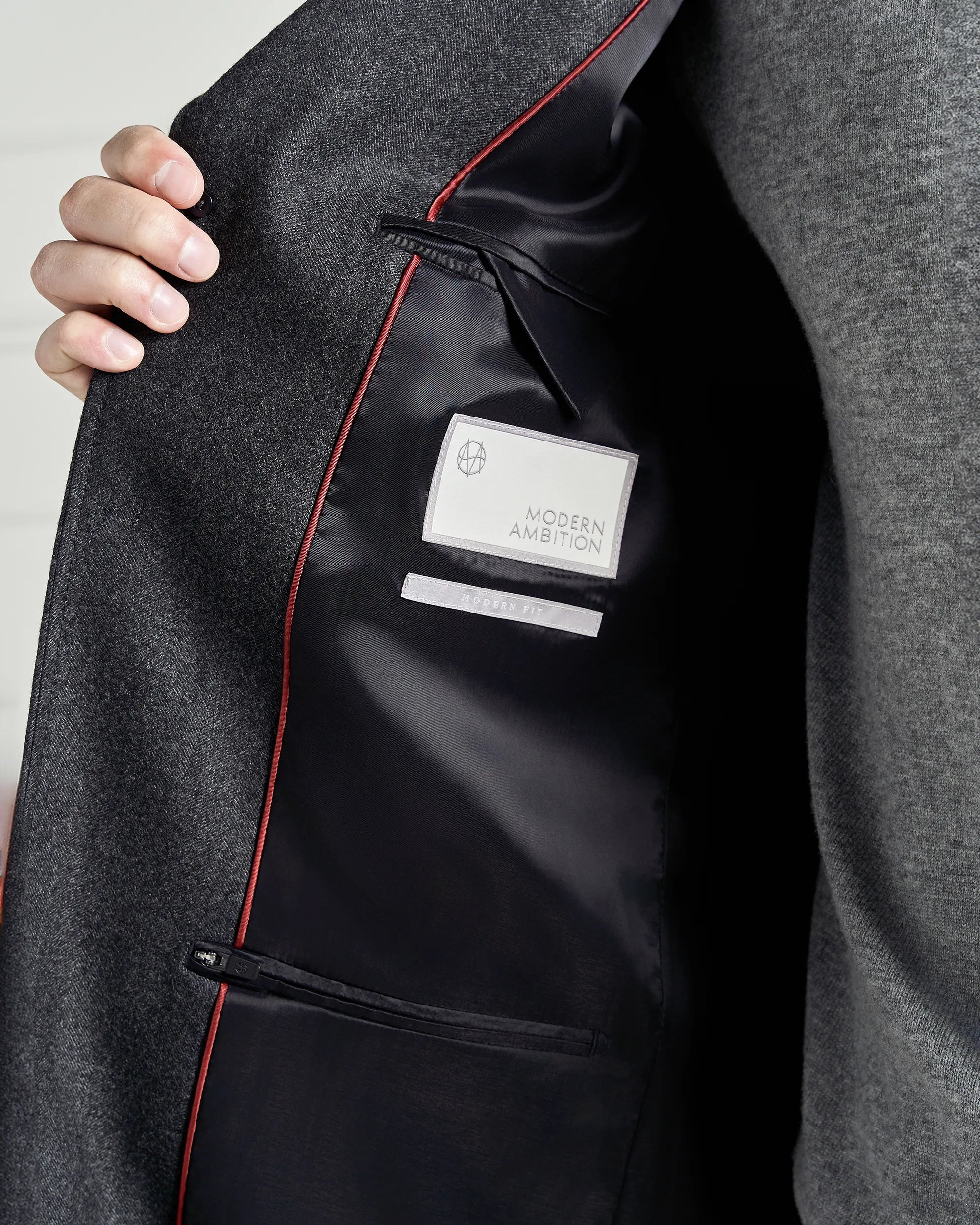 Milano Wool Cashmere Overcoat - Milano Wool Cashmere Overcoat Charcoal