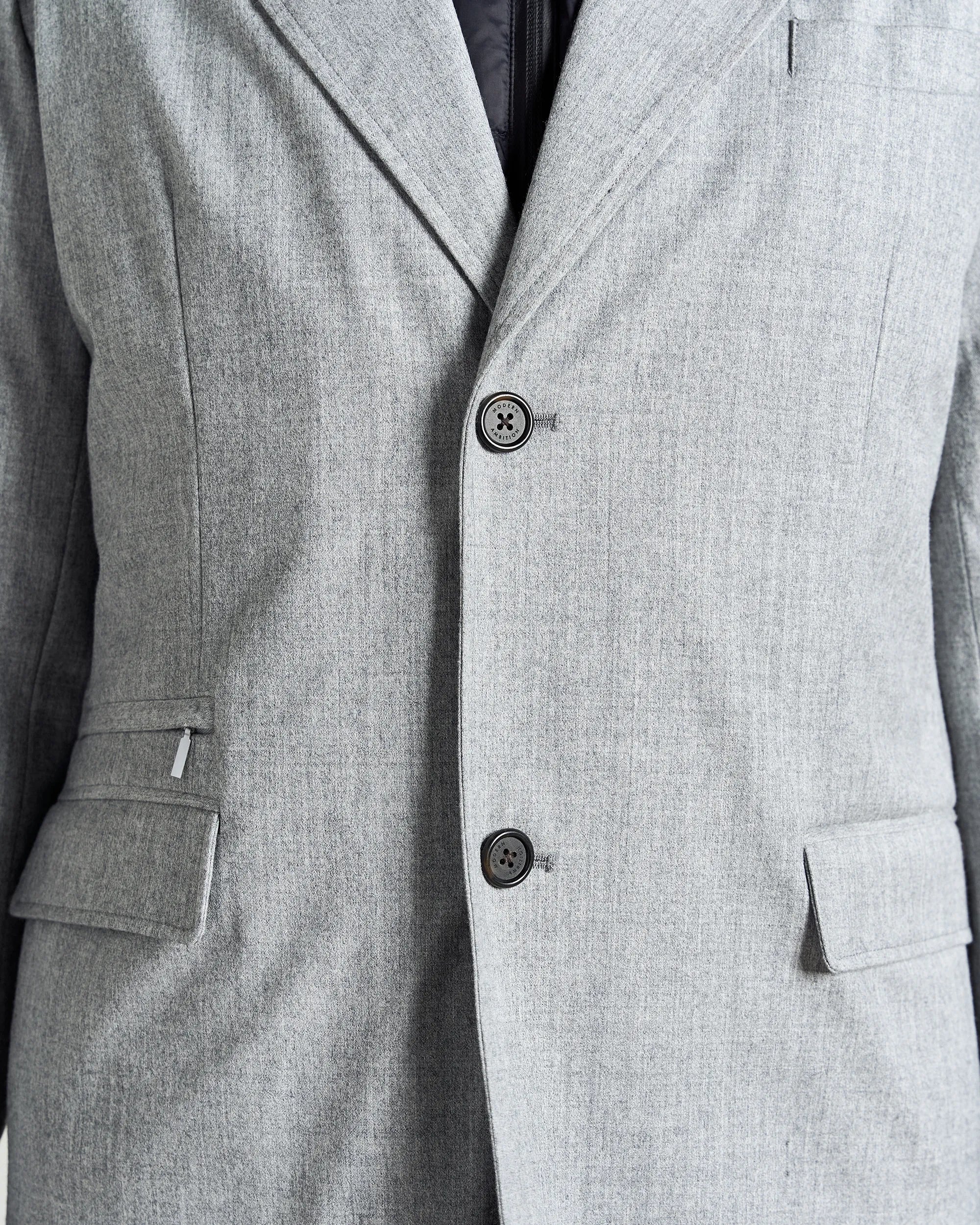 St. Moritz Overcoat - St. Moritz Overcoat Light Grey