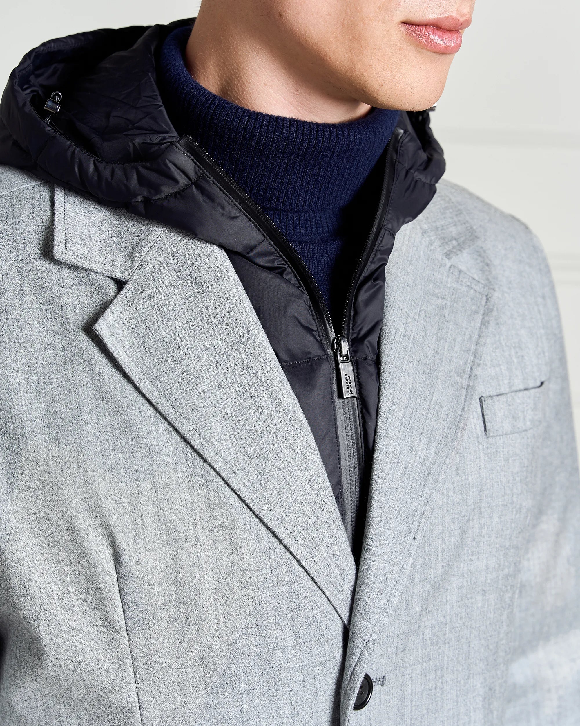 St. Moritz Overcoat - St. Moritz Overcoat Light Grey