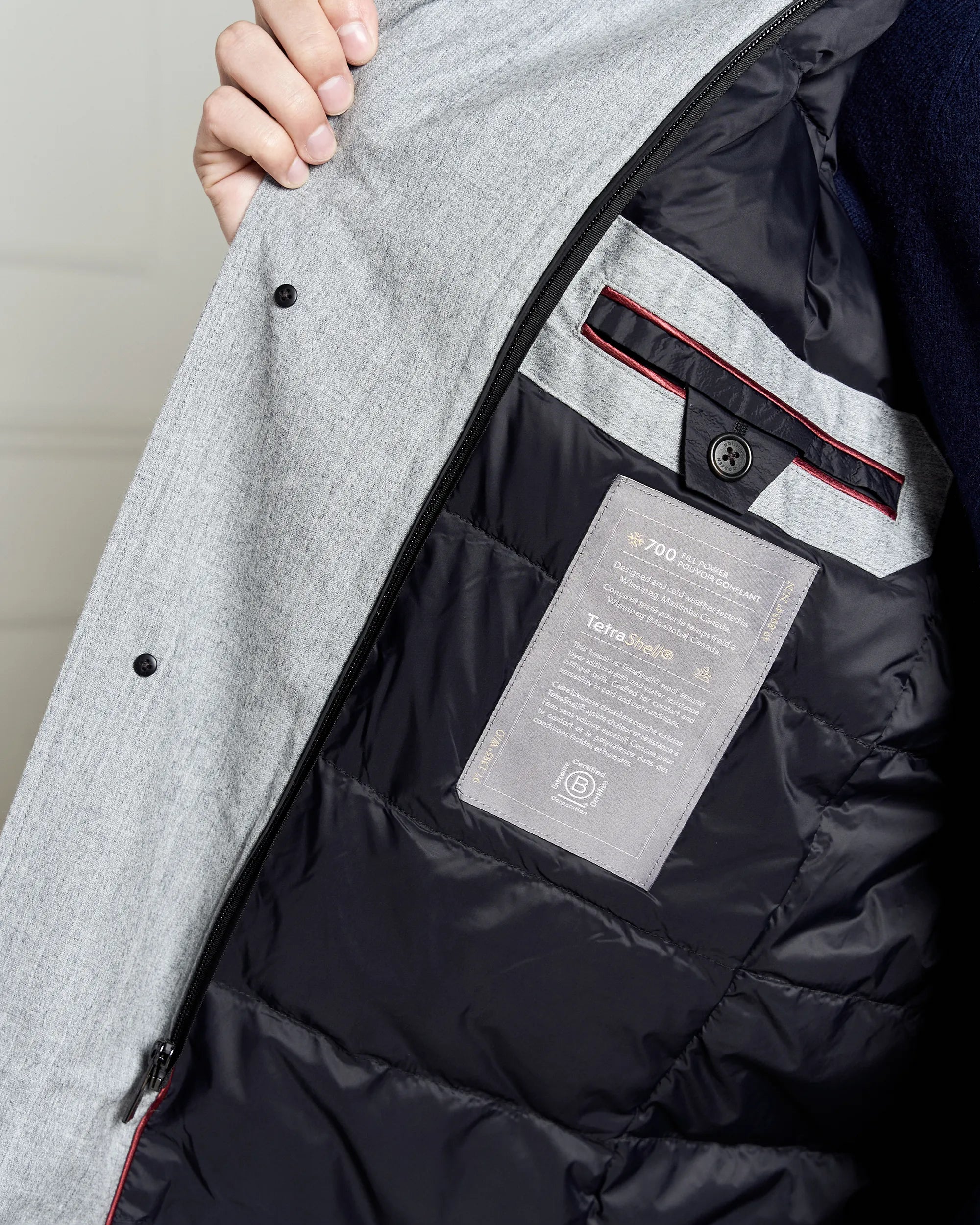 St. Moritz Overcoat - St. Moritz Overcoat Light Grey