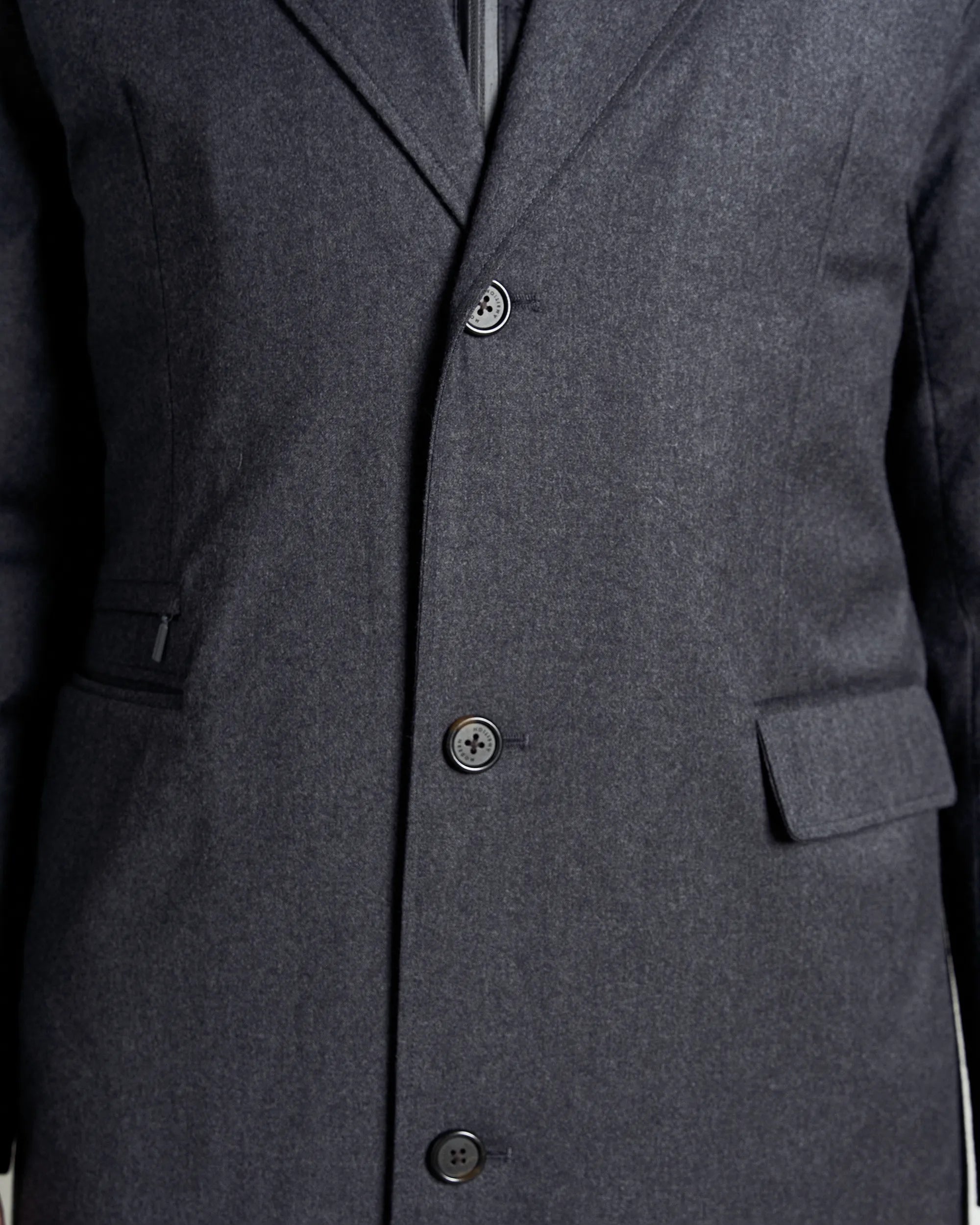 St. Moritz Overcoat - St. Moritz Overcoat Charcoal