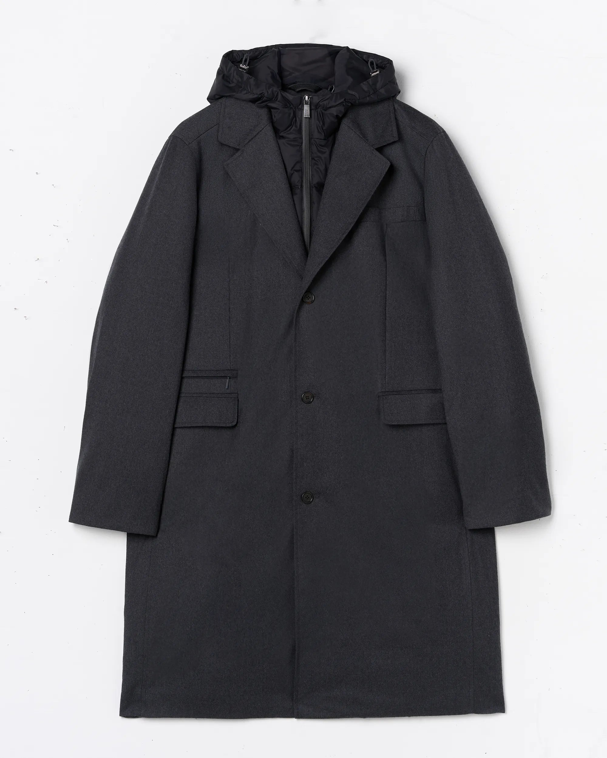 St. Moritz Overcoat - St. Moritz Overcoat Charcoal