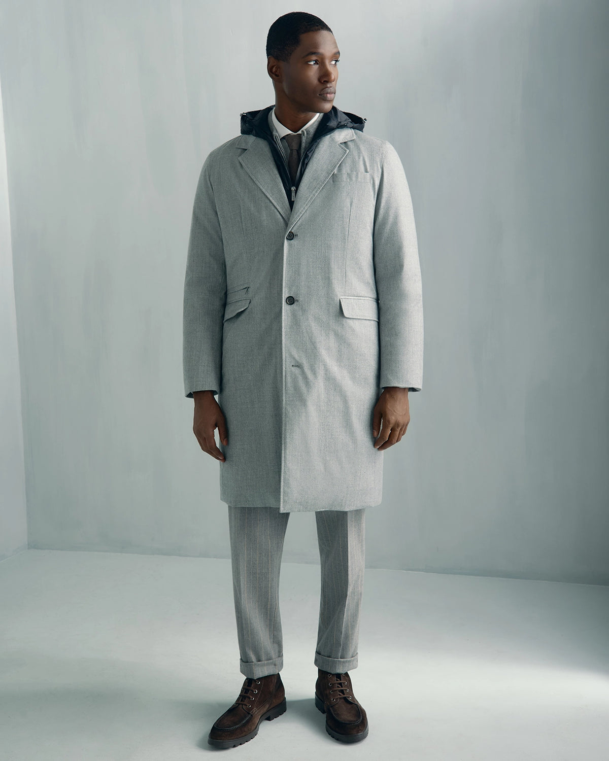 St. Moritz Overcoat - St. Moritz Overcoat Light Grey