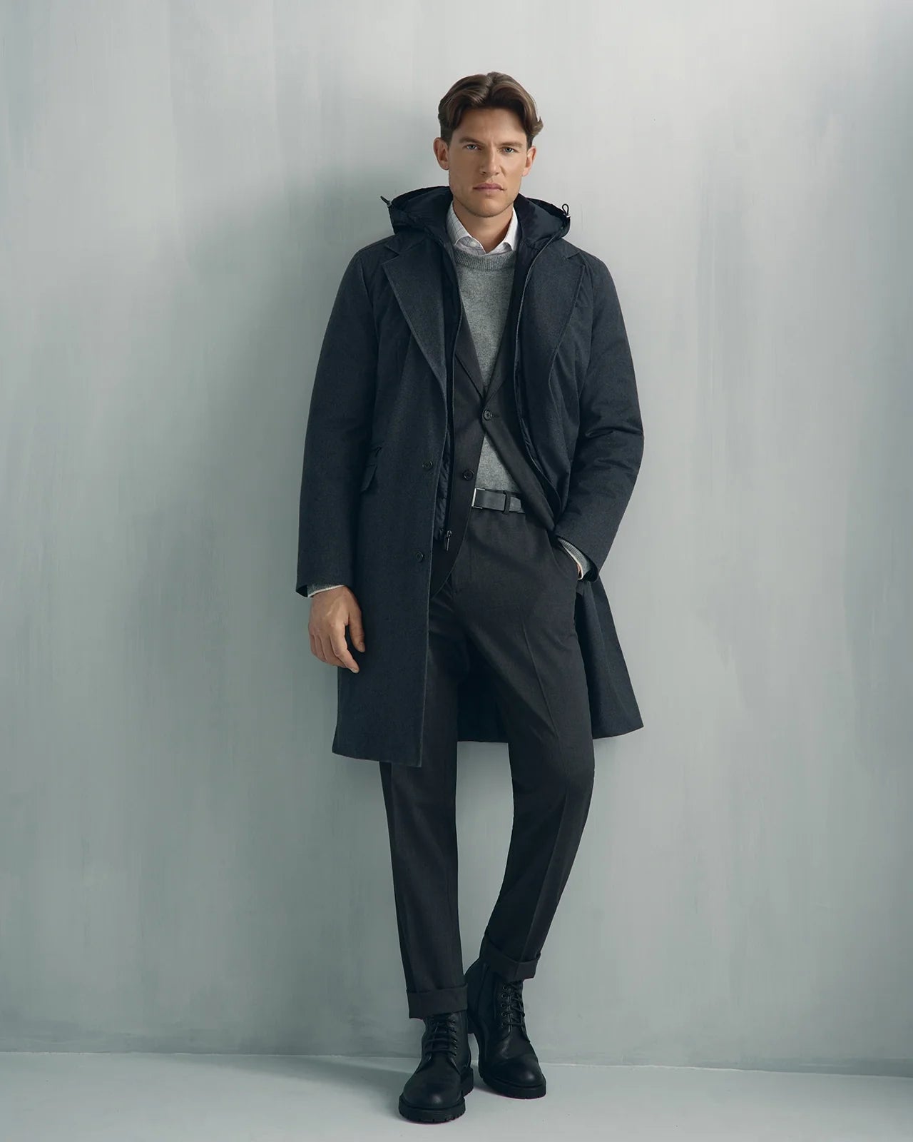 St. Moritz Overcoat - St. Moritz Overcoat Charcoal