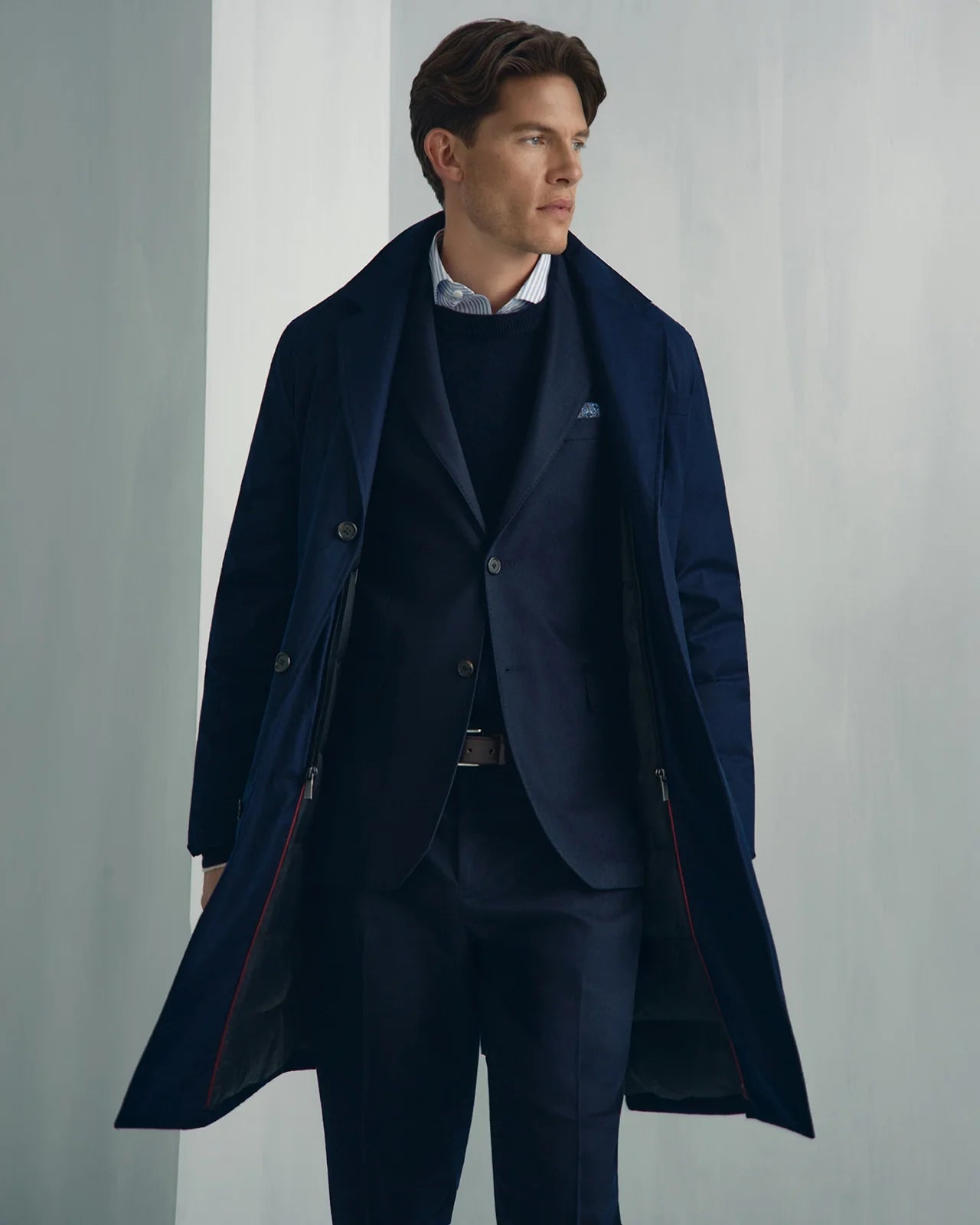 St. Moritz Overcoat - St. Moritz Overcoat Navy
