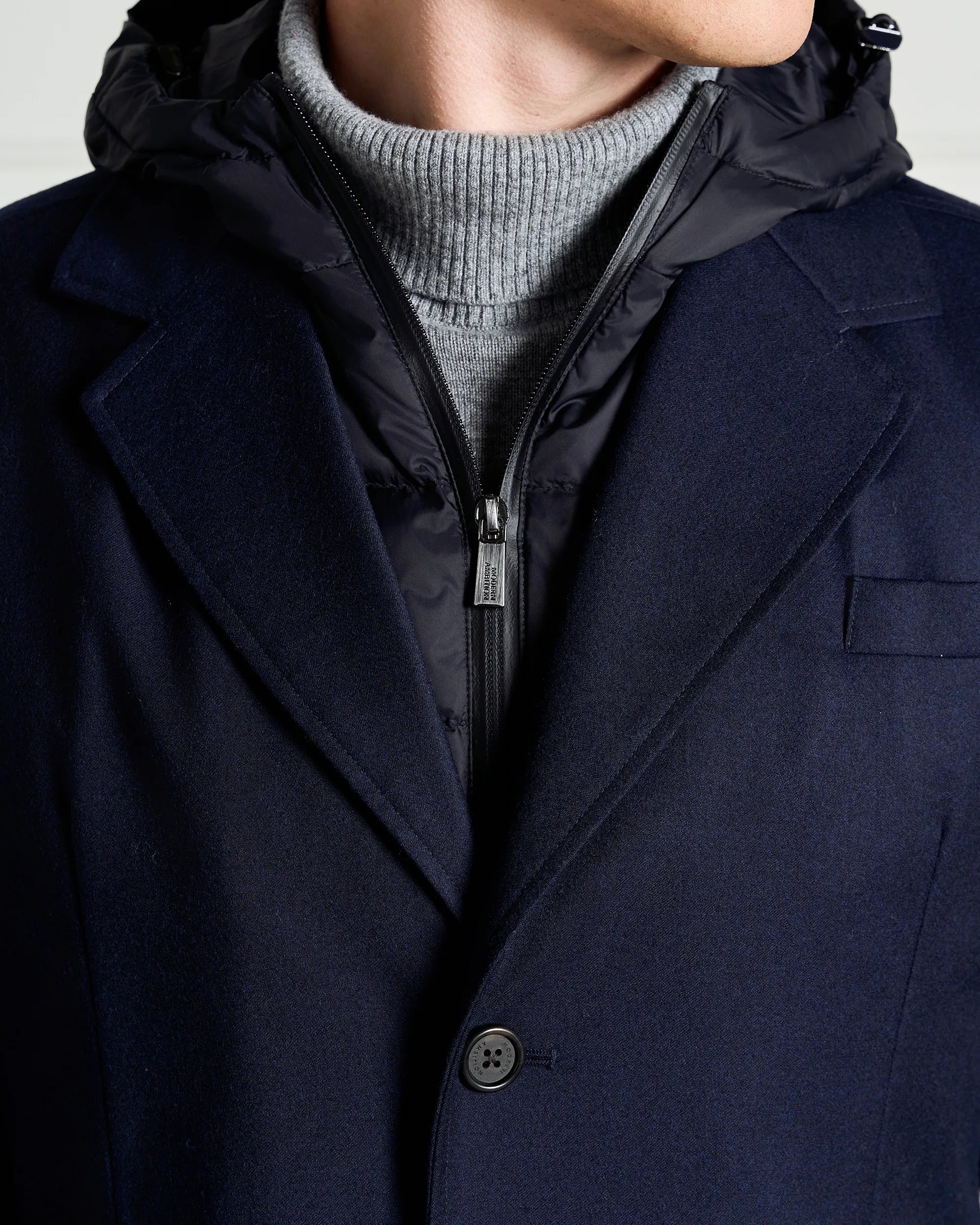 St. Moritz Overcoat - St. Moritz Overcoat Navy
