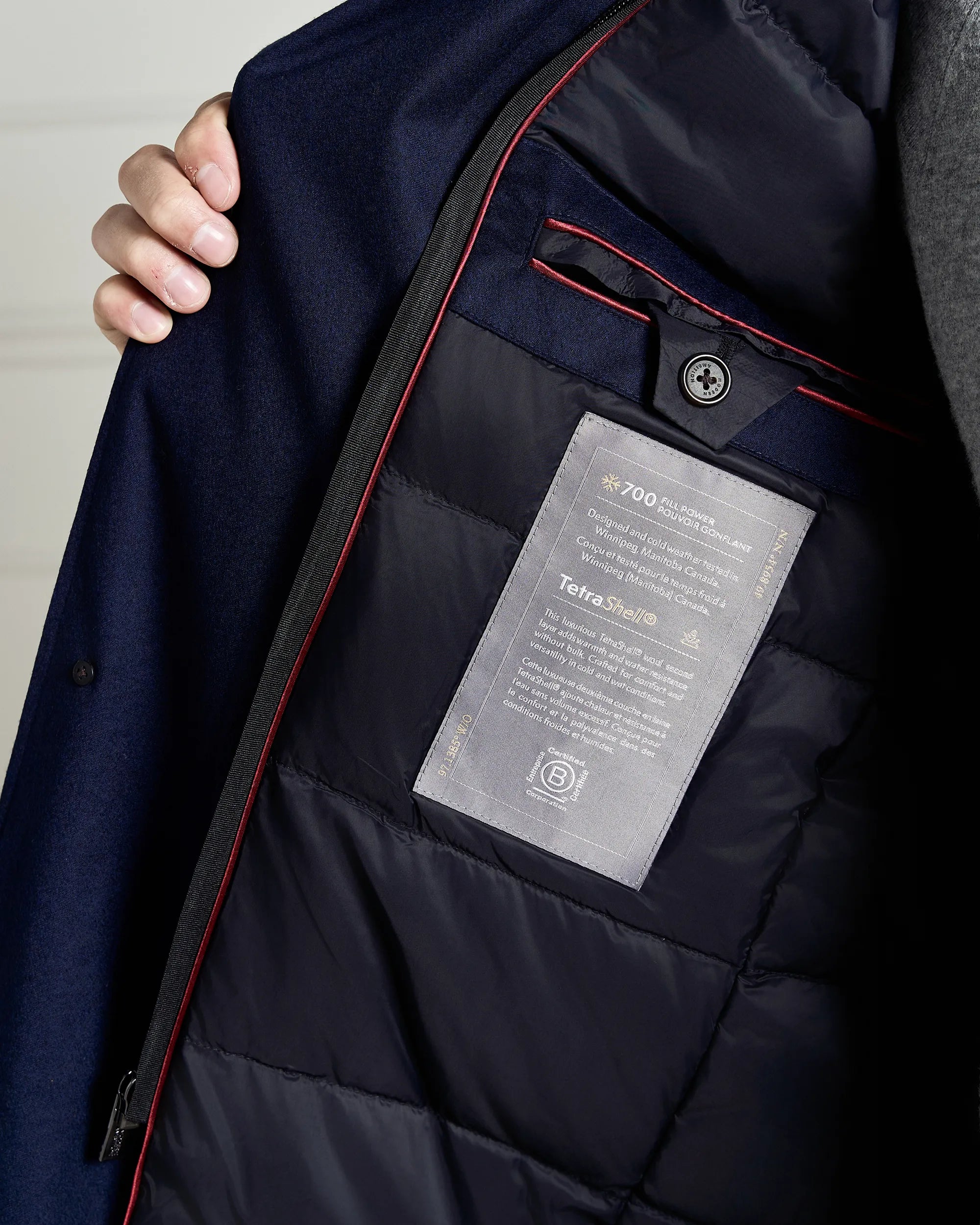 St. Moritz Overcoat - St. Moritz Overcoat Navy
