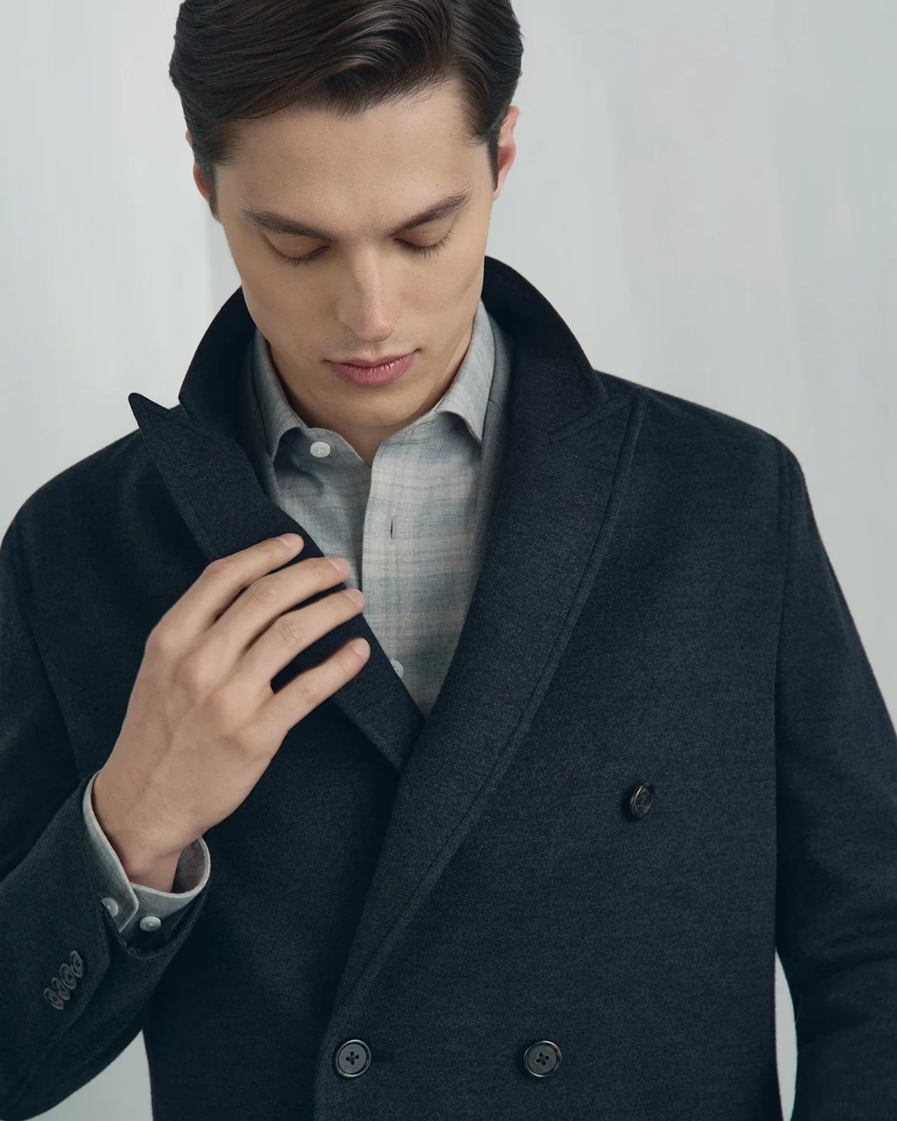 Palermo Wool Overcoat - Palermo Wool Overcoat Charcoal