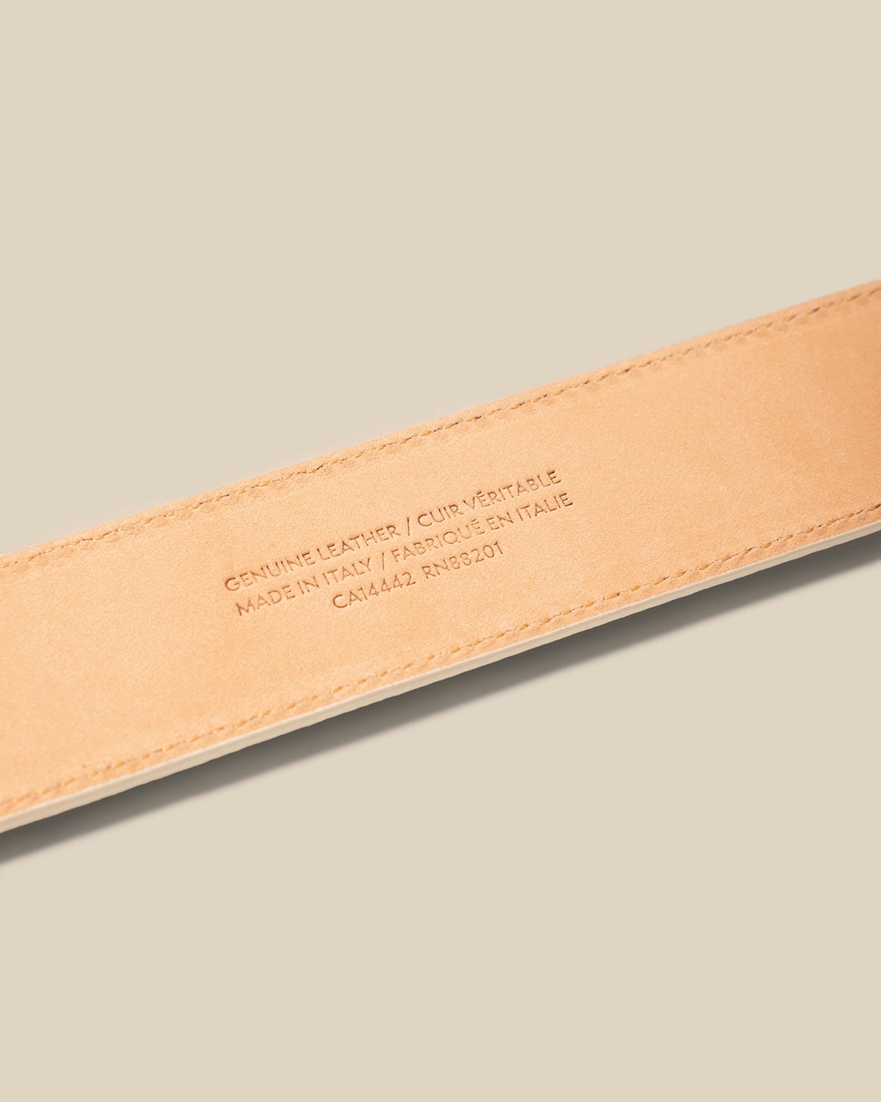 Suede Belt - Suede Belt Stone