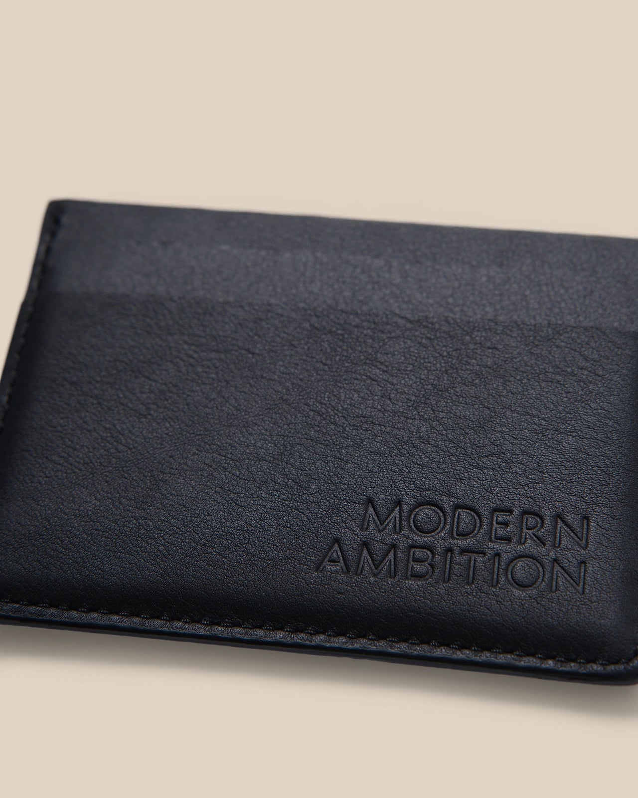 Leather Card Holder - Leather Card Holder Black
