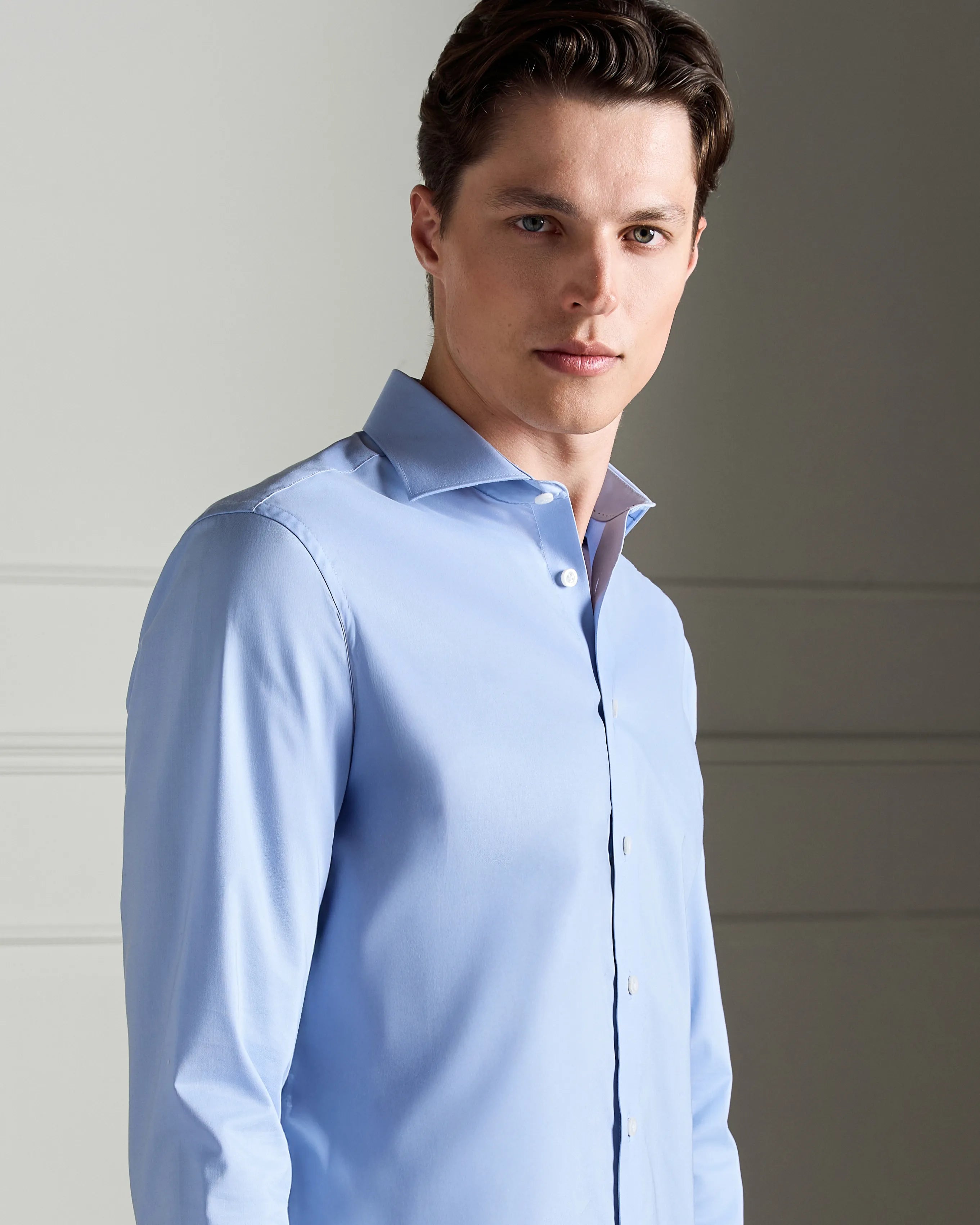 Performance Cotton Everyday Shirt - Performance Cotton Everyday Shirt Sky Blue