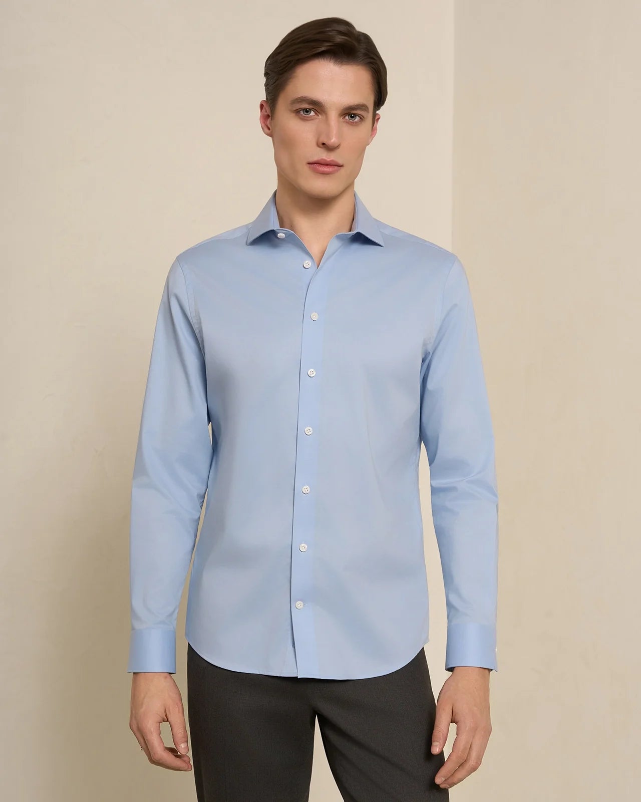 Performance Cotton Everyday Shirt - Performance Cotton Everyday Shirt Sky Blue