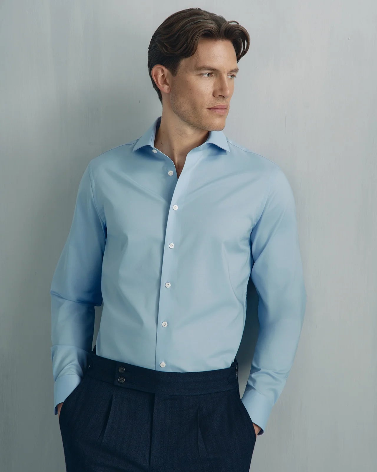 Performance Cotton Everyday Shirt - Performance Cotton Everyday Shirt Sky Blue