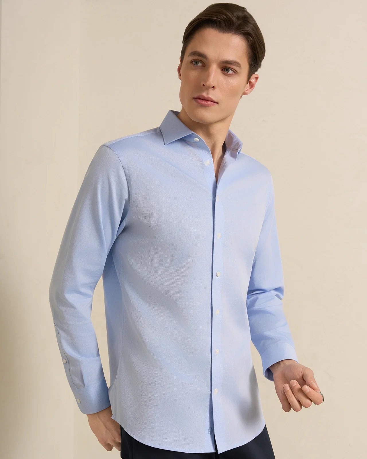 Performance Cotton Chambray Shirt - Performance Cotton Chambray Shirt Chambray
