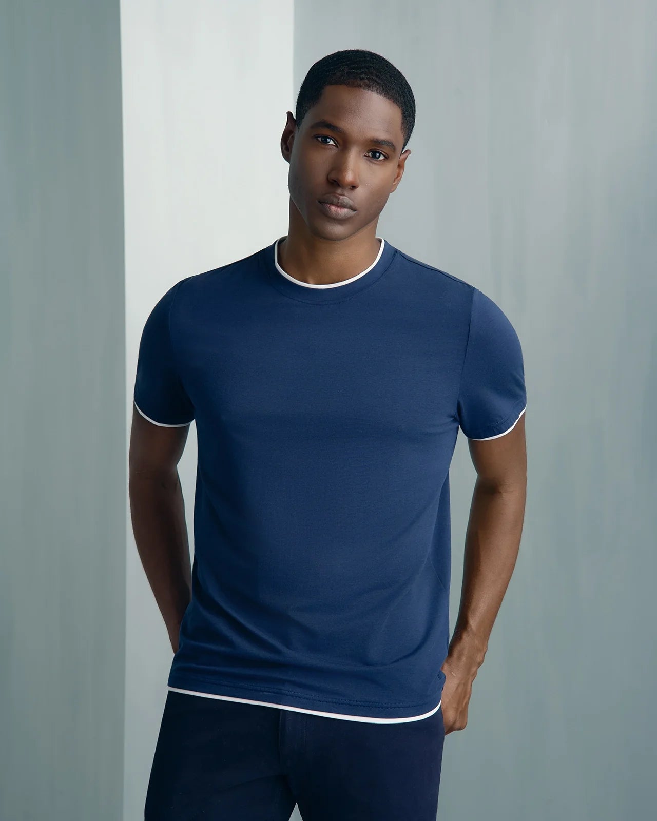 Valencia T-Shirt - Valencia T-Shirt Navy