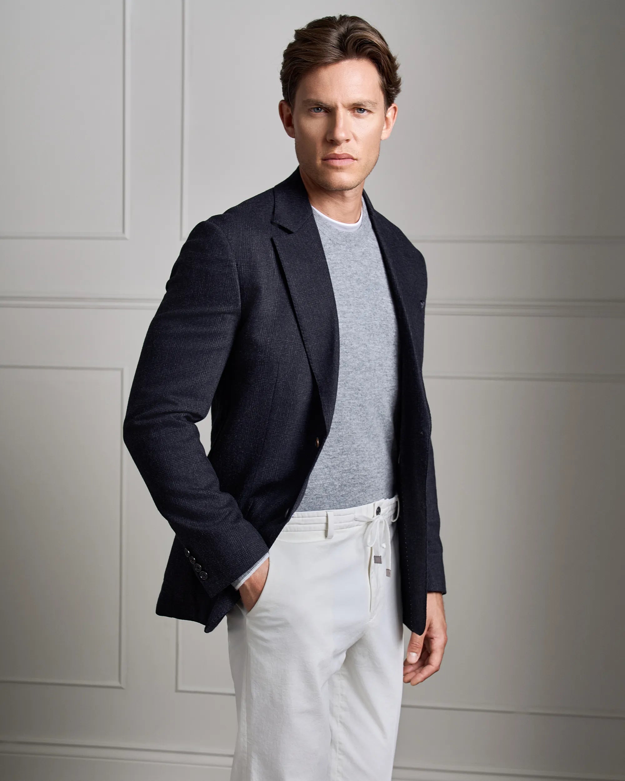 Yorkville Check Jacket - Yorkville Check Jacket Charcoal