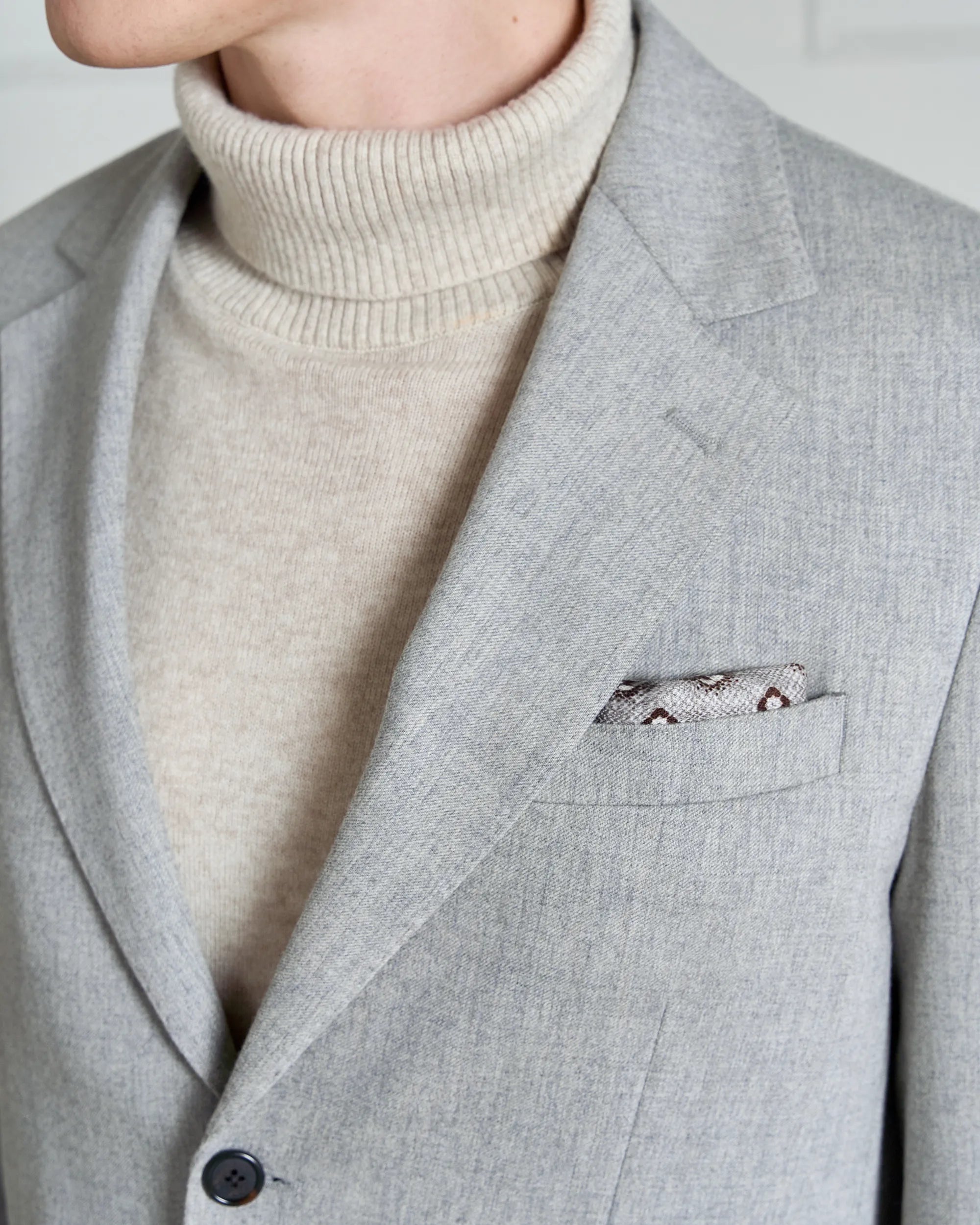 Yorkville Wool Cashmere Fooler Jacket - Yorkville Wool Cashmere Fooler Jacket Grey