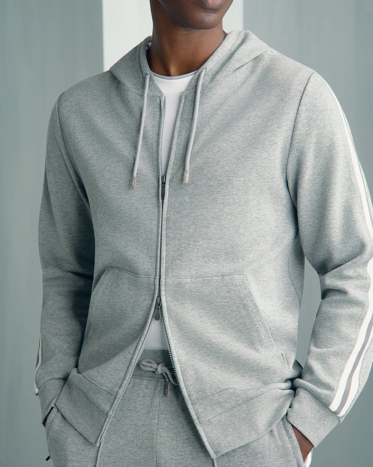 Whistler Travel Full Zip Hoodie - Whistler Travel Full Zip Hoodie Grey