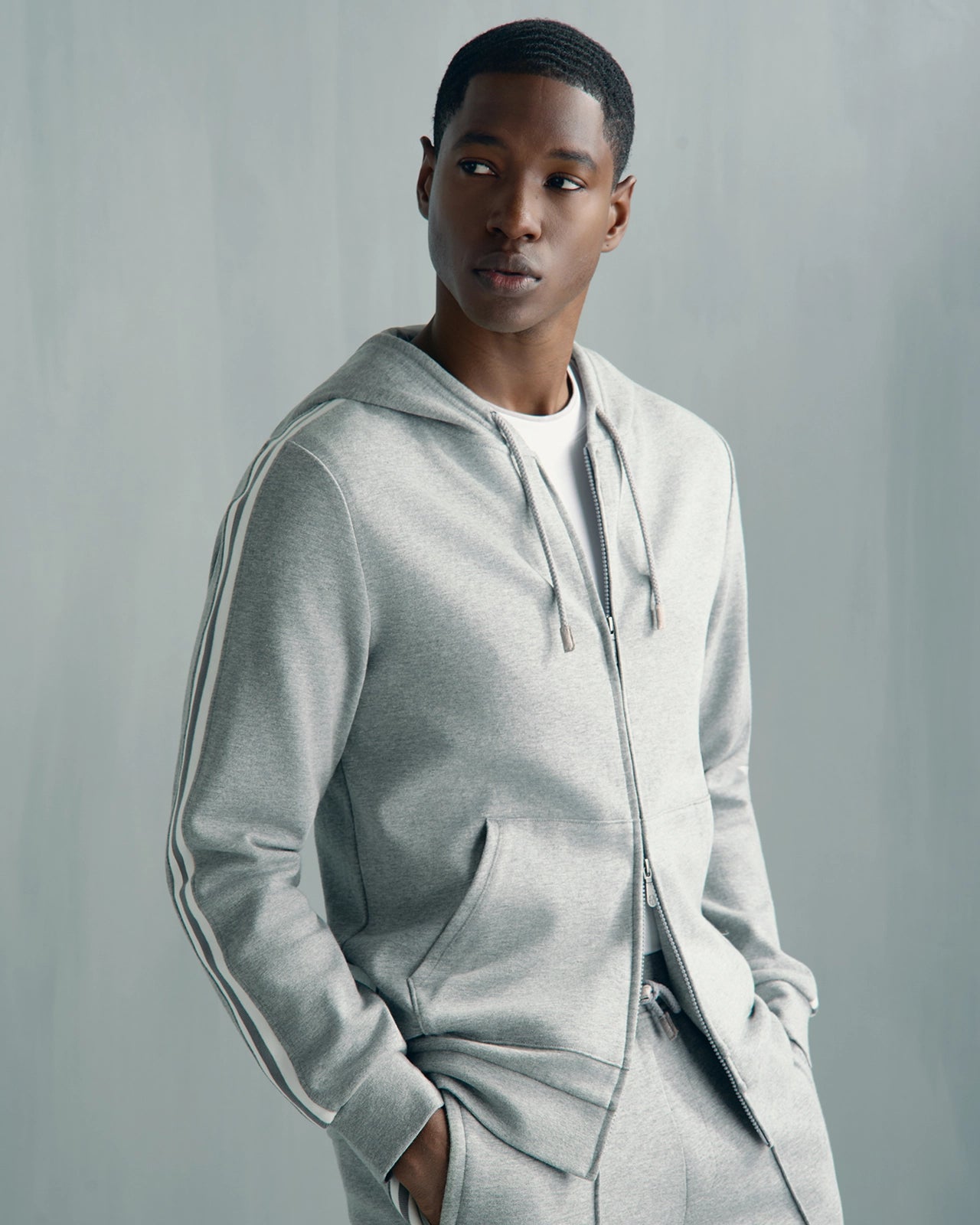 Whistler Travel Full Zip Hoodie - Whistler Travel Full Zip Hoodie Grey