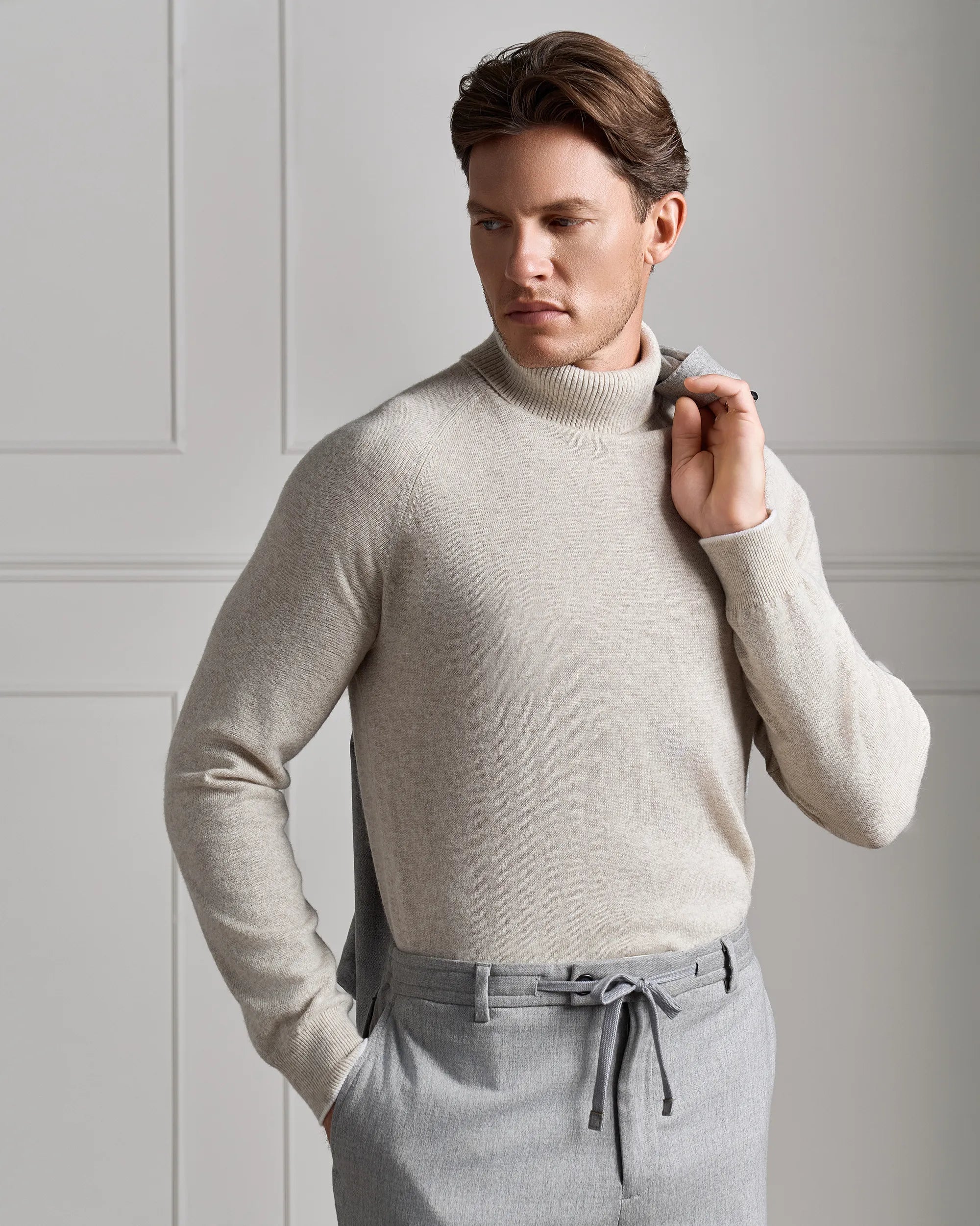 Cortina Turtleneck - Cortina Turtleneck Htr Cream