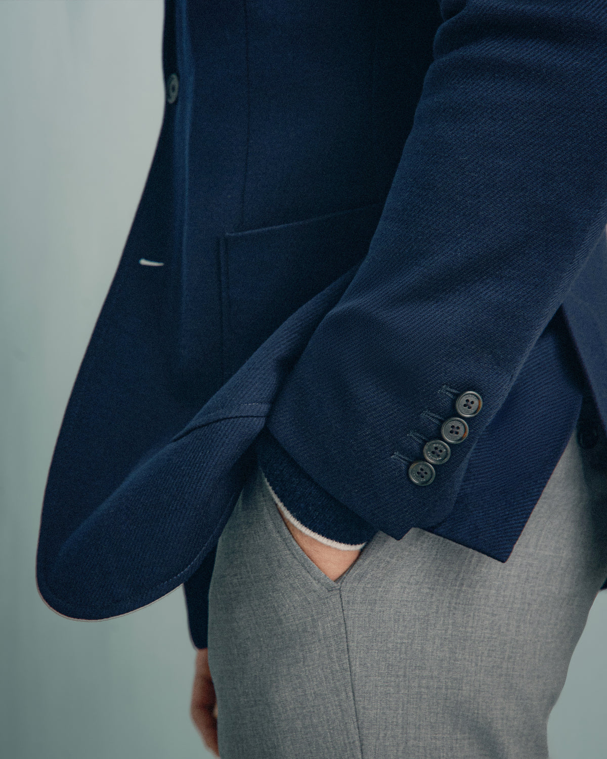 Yorkville Jersey Hooded Jacket - Yorkville Jersey Hooded Jacket Navy