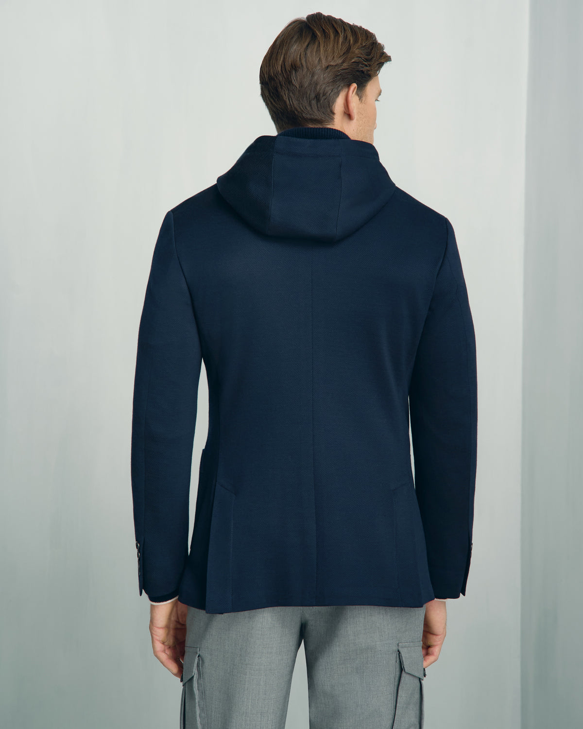 Yorkville Jersey Hooded Jacket - Yorkville Jersey Hooded Jacket Navy