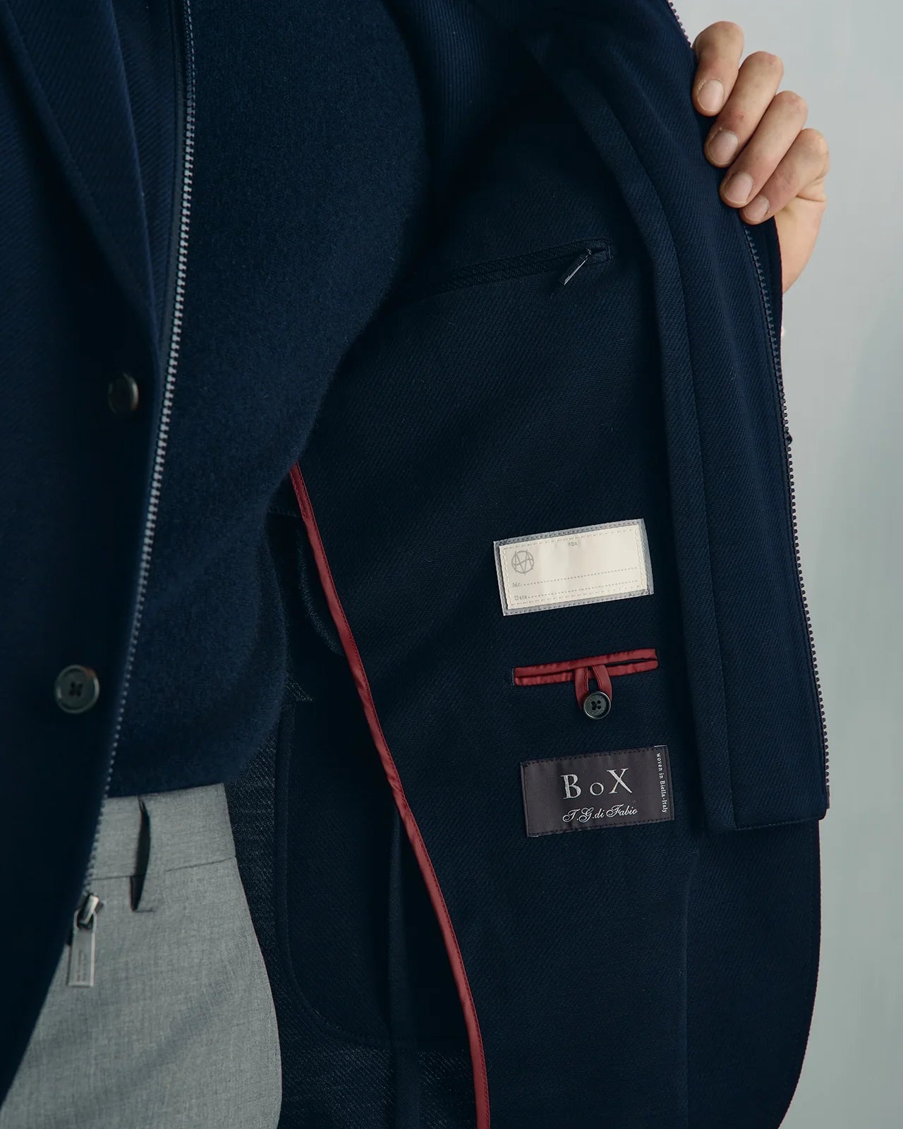 Yorkville Jersey Hooded Jacket - Yorkville Jersey Hooded Jacket Navy