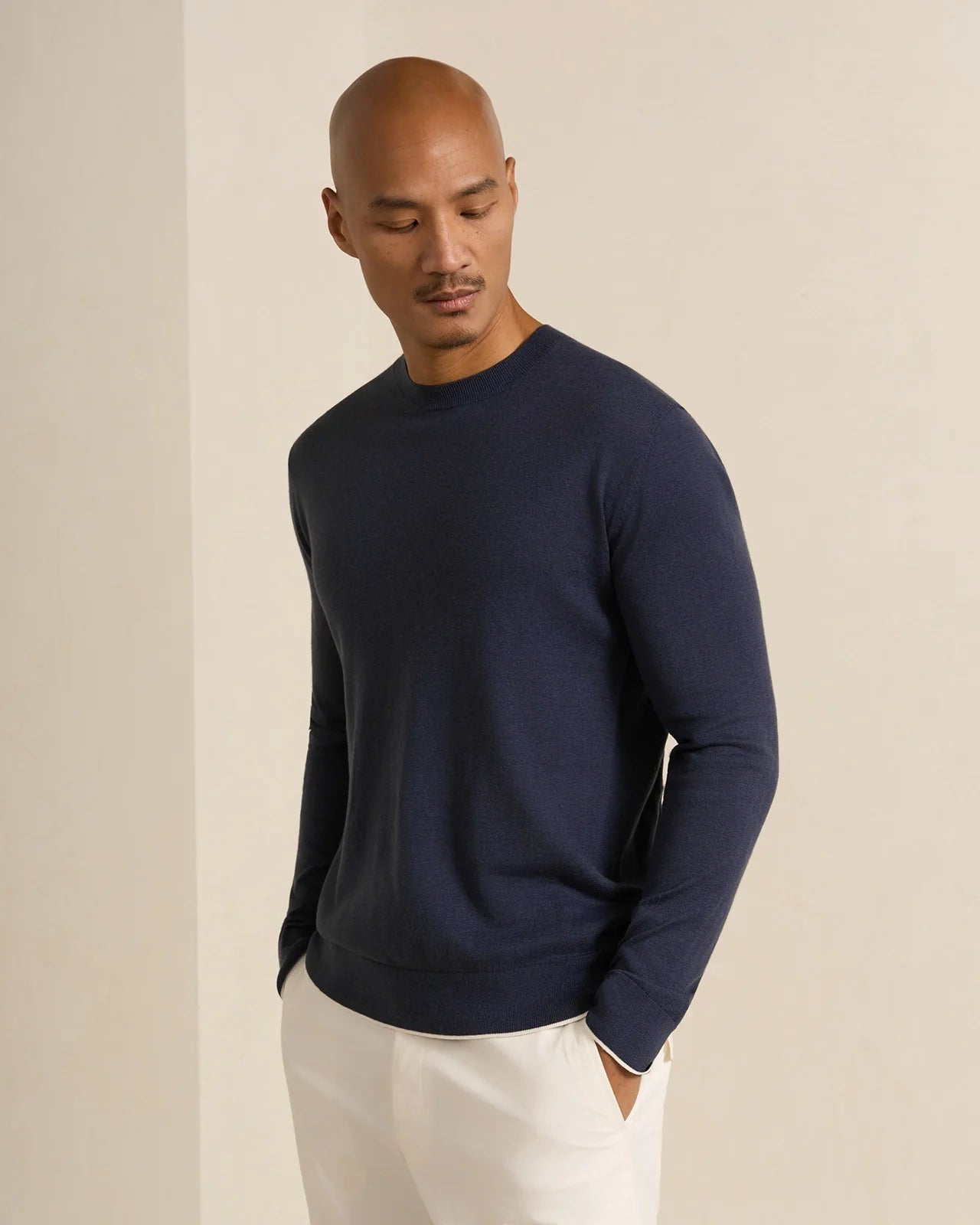 Tuscana Crewneck Pullover - Tuscana Crewneck Pullover Midnight Slate
