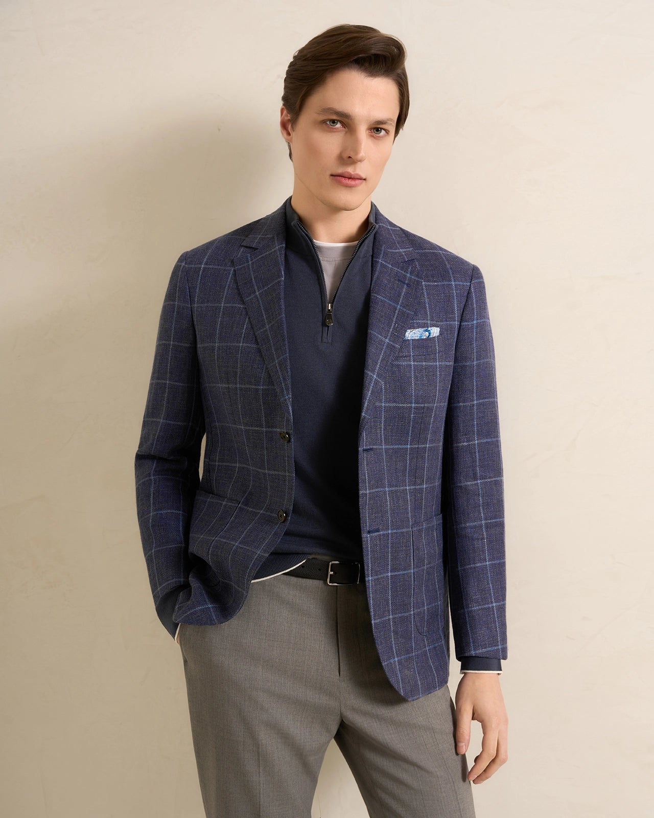 Tuscana Quarter Zip - Tuscana Quarter Zip Midnight Slate
