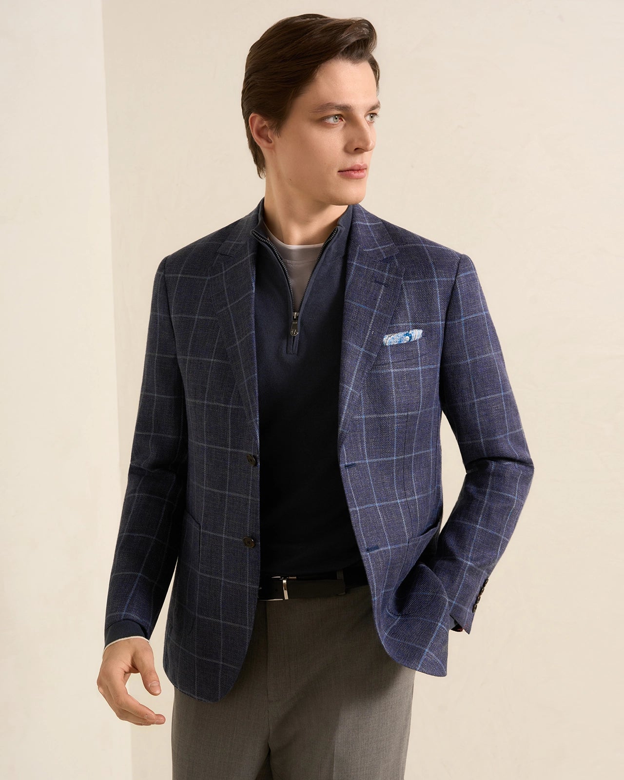 Tuscana Quarter Zip - Tuscana Quarter Zip Midnight Slate