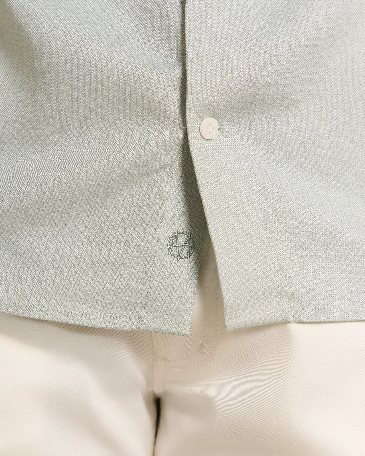 Performance Cotton Linen Everyday Shirt - Performance Cotton Linen Everyday Shirt Green