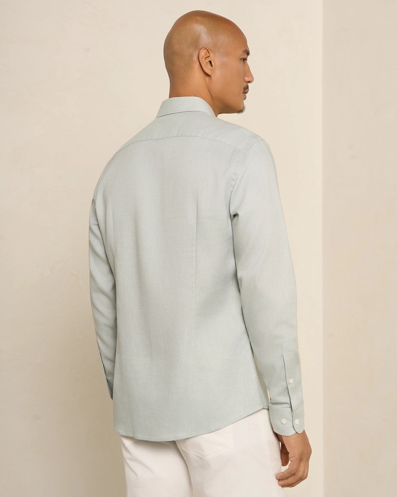 Performance Cotton Linen Everyday Shirt - Performance Cotton Linen Everyday Shirt Green