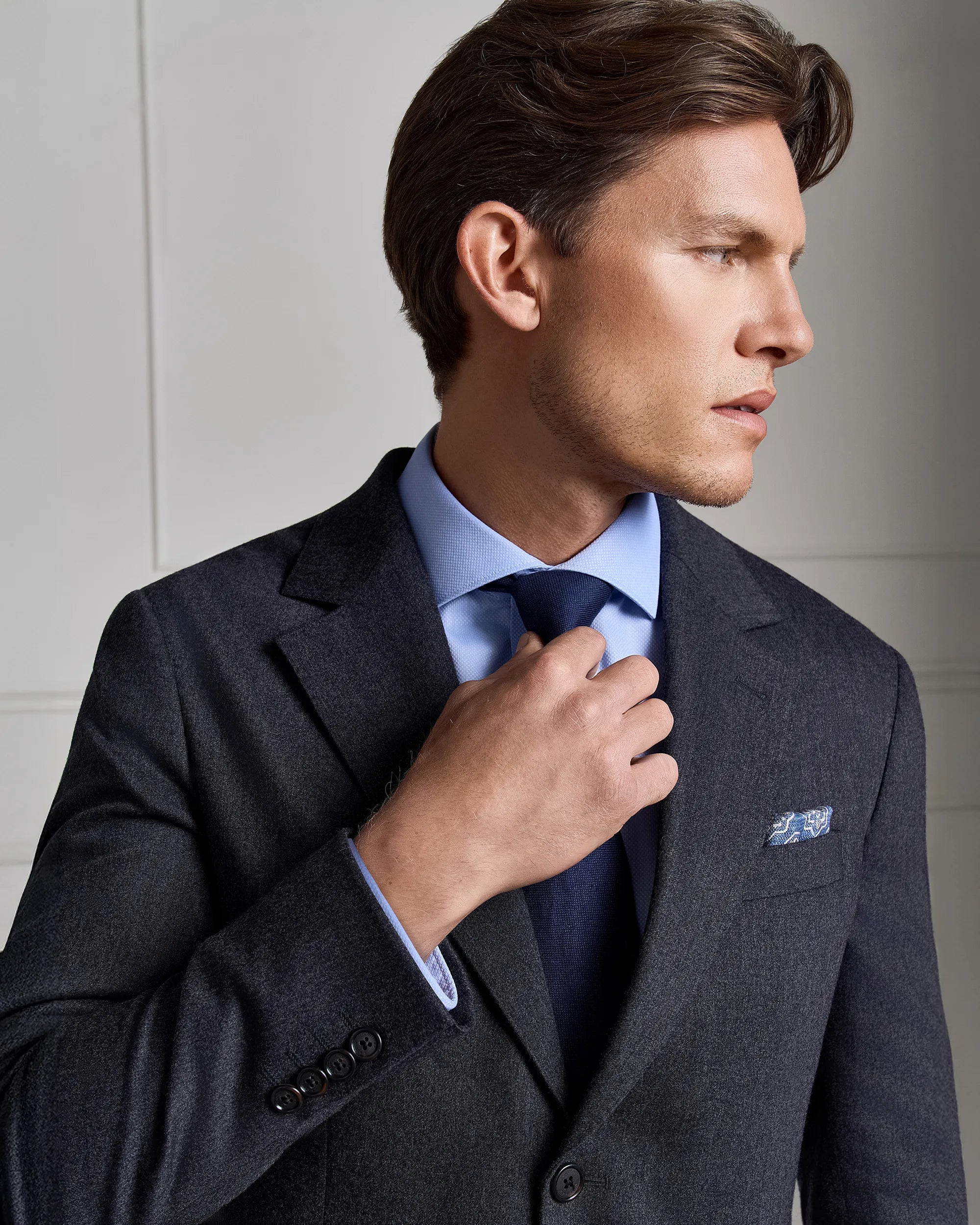 Malpensa Versa Cashmere Suit - Malpensa Versa Cashmere Suit Charcoal